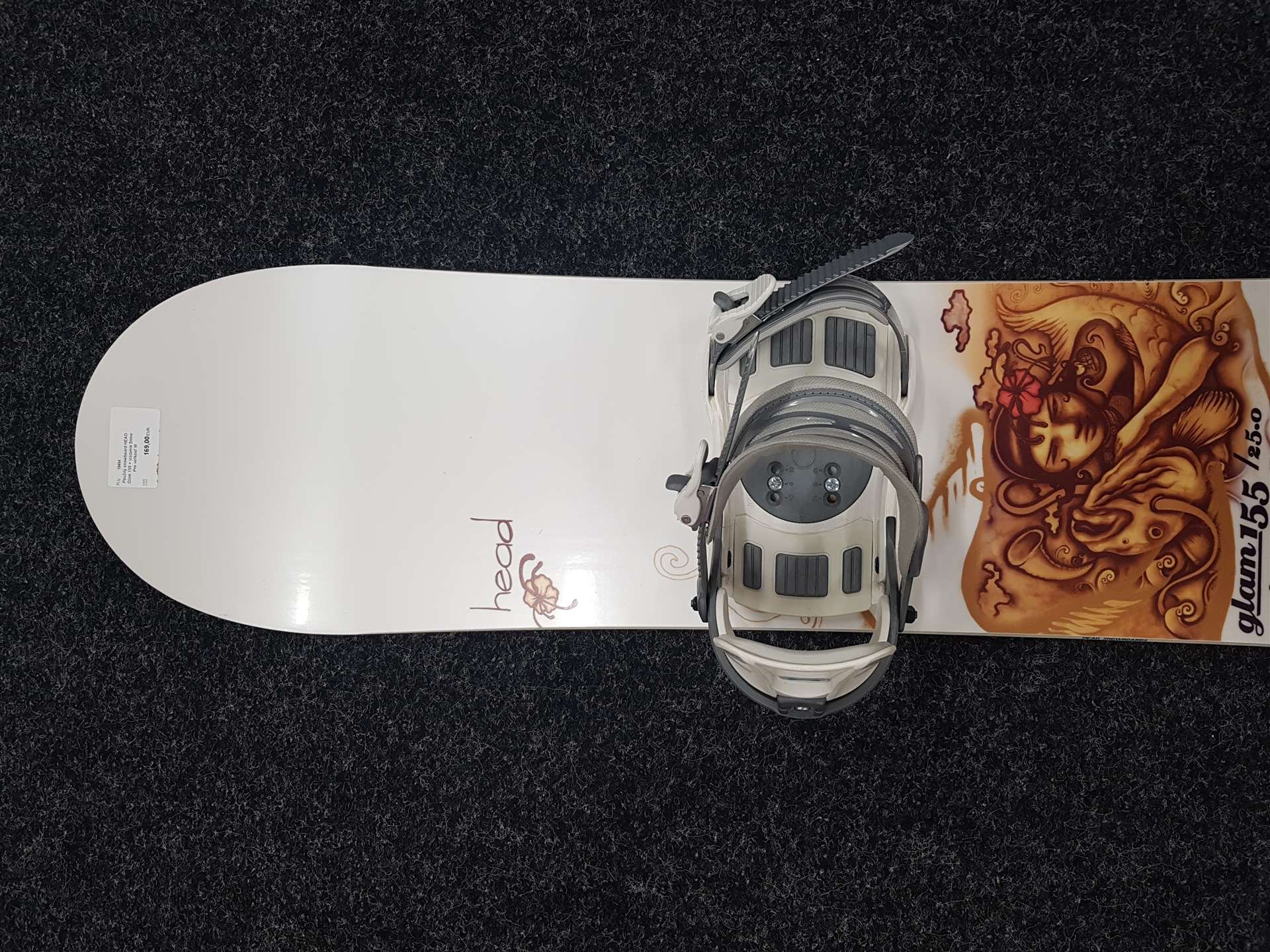 Snowboard HEAD Glam 155 usato + attacchi Snow Pro taglia M