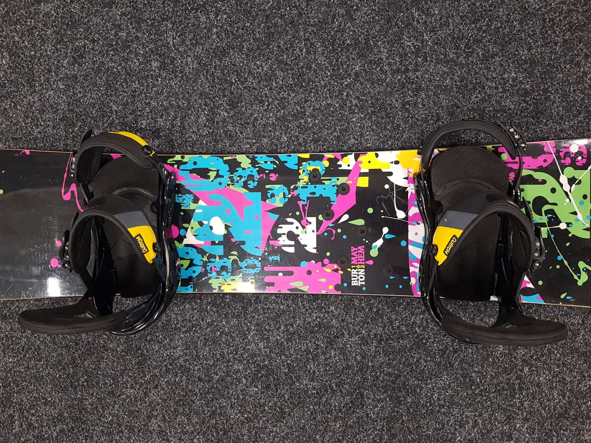 Używana deska snowboardowa BURTON Mayhem + wiązania Burton rozmiar L/XL