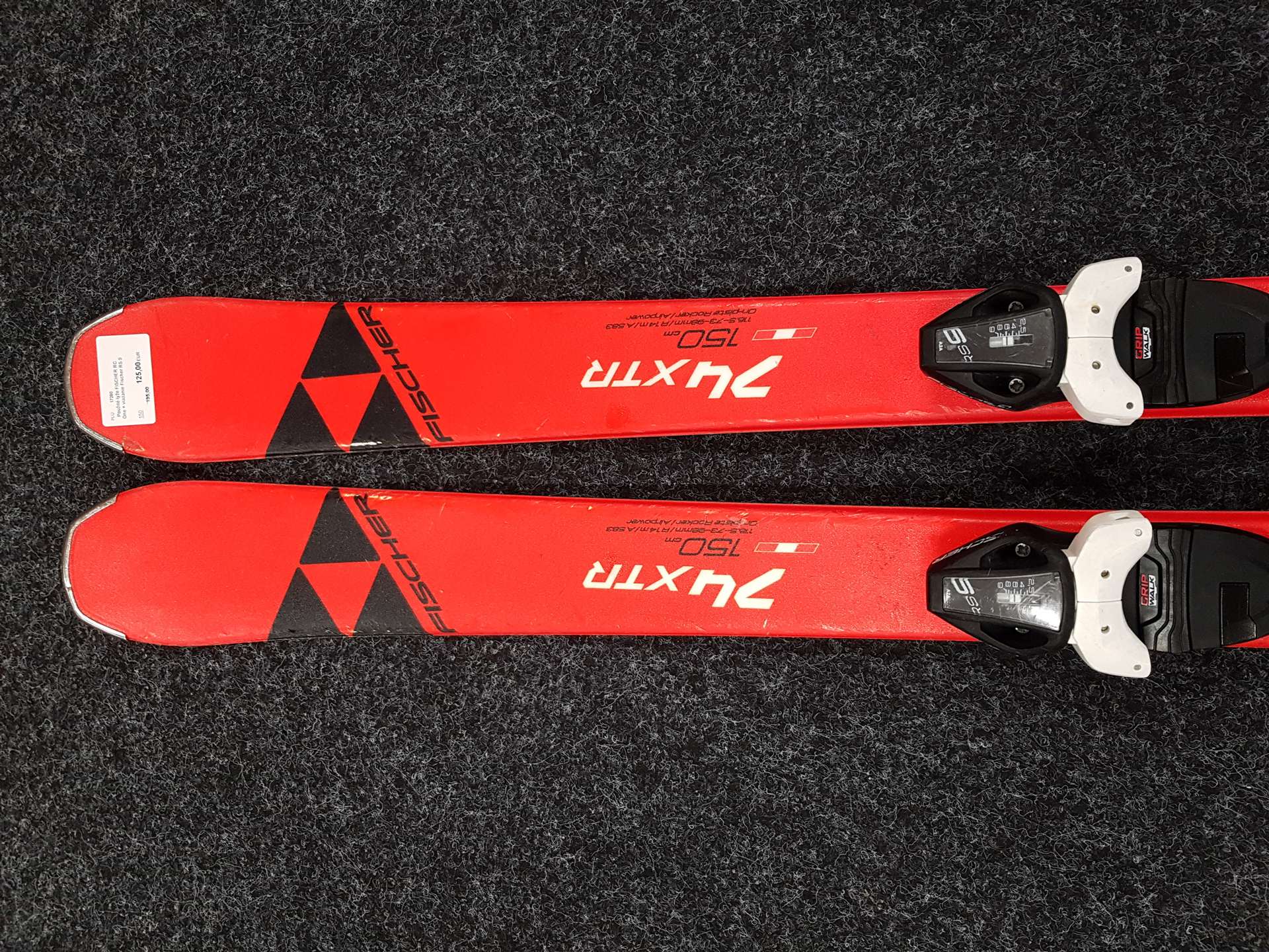 Sci FISCHER RC One usati + attacchi Fischer RS 9