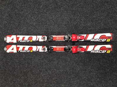 Sci usati per bambini ATOMIC Race 8 + attacchi Atomic EvoX 7.5