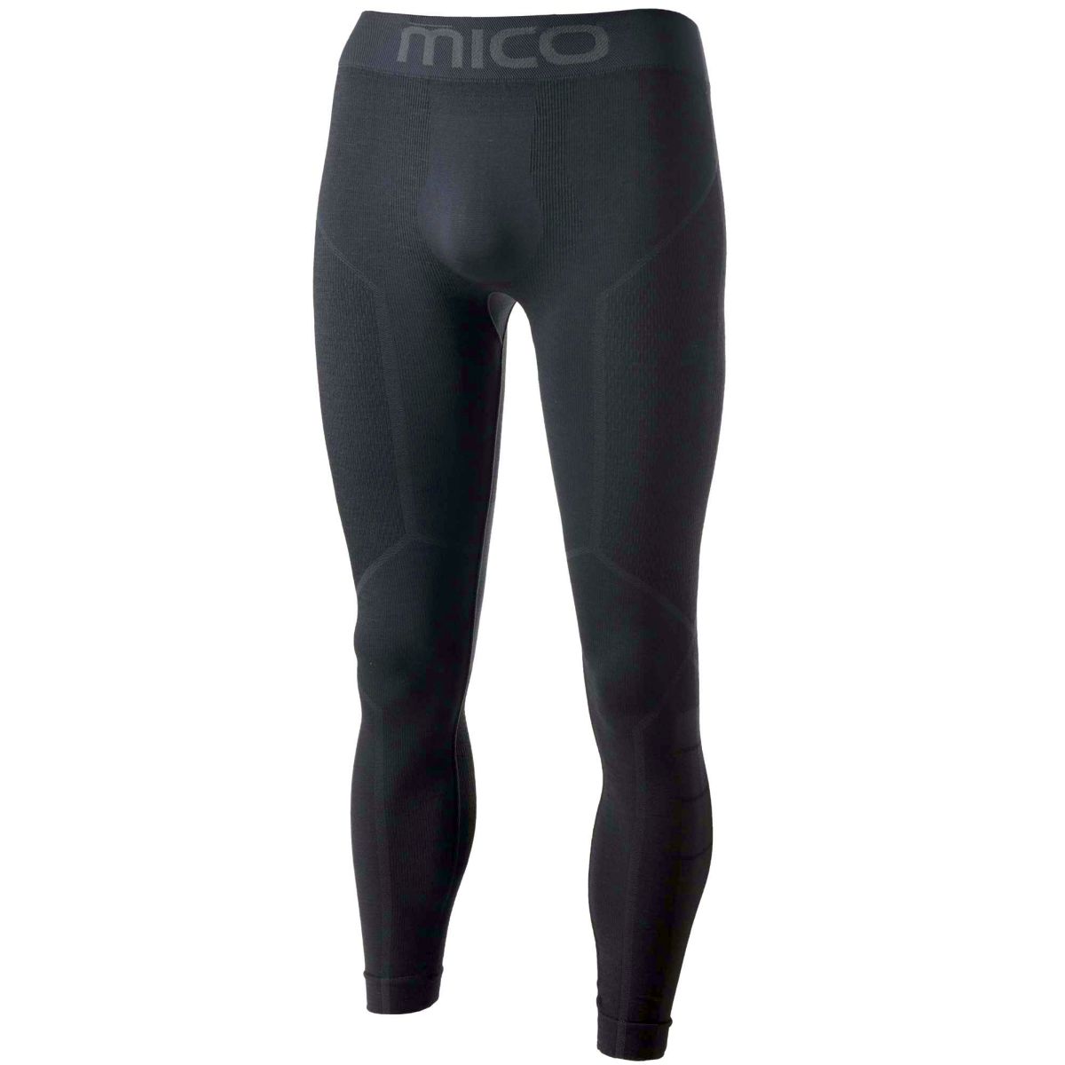 Férfi termo fehérnemű MICO CALZAMAGLIA LUNGA MAN SUPERTHERMO MERINO, FEKETE