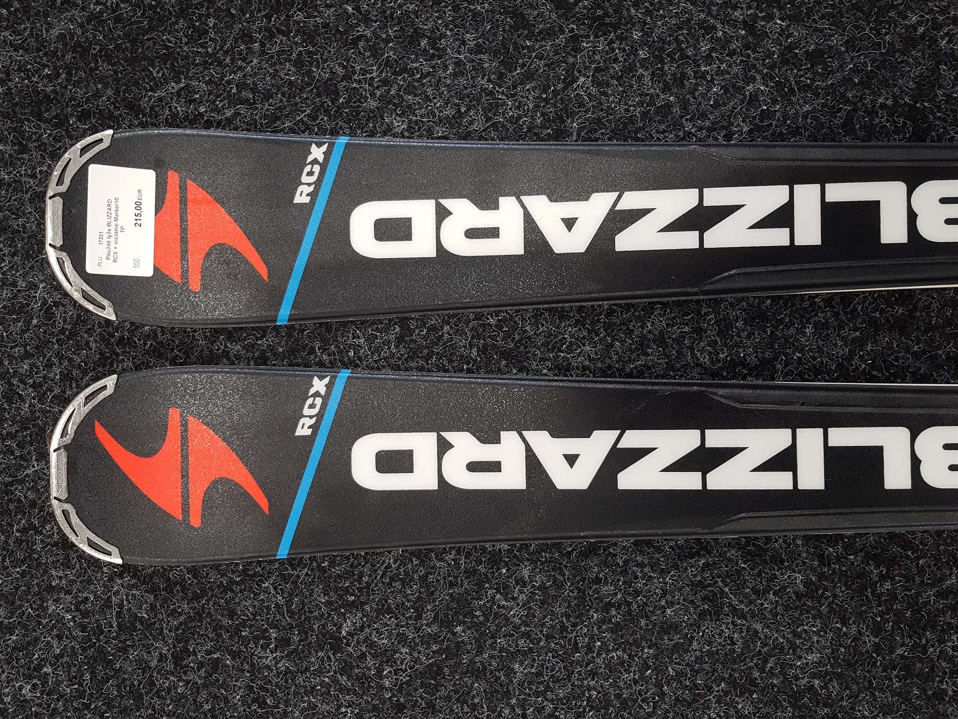 Skis BLIZZARD RCX d'occasion + fixations Marker10 TP