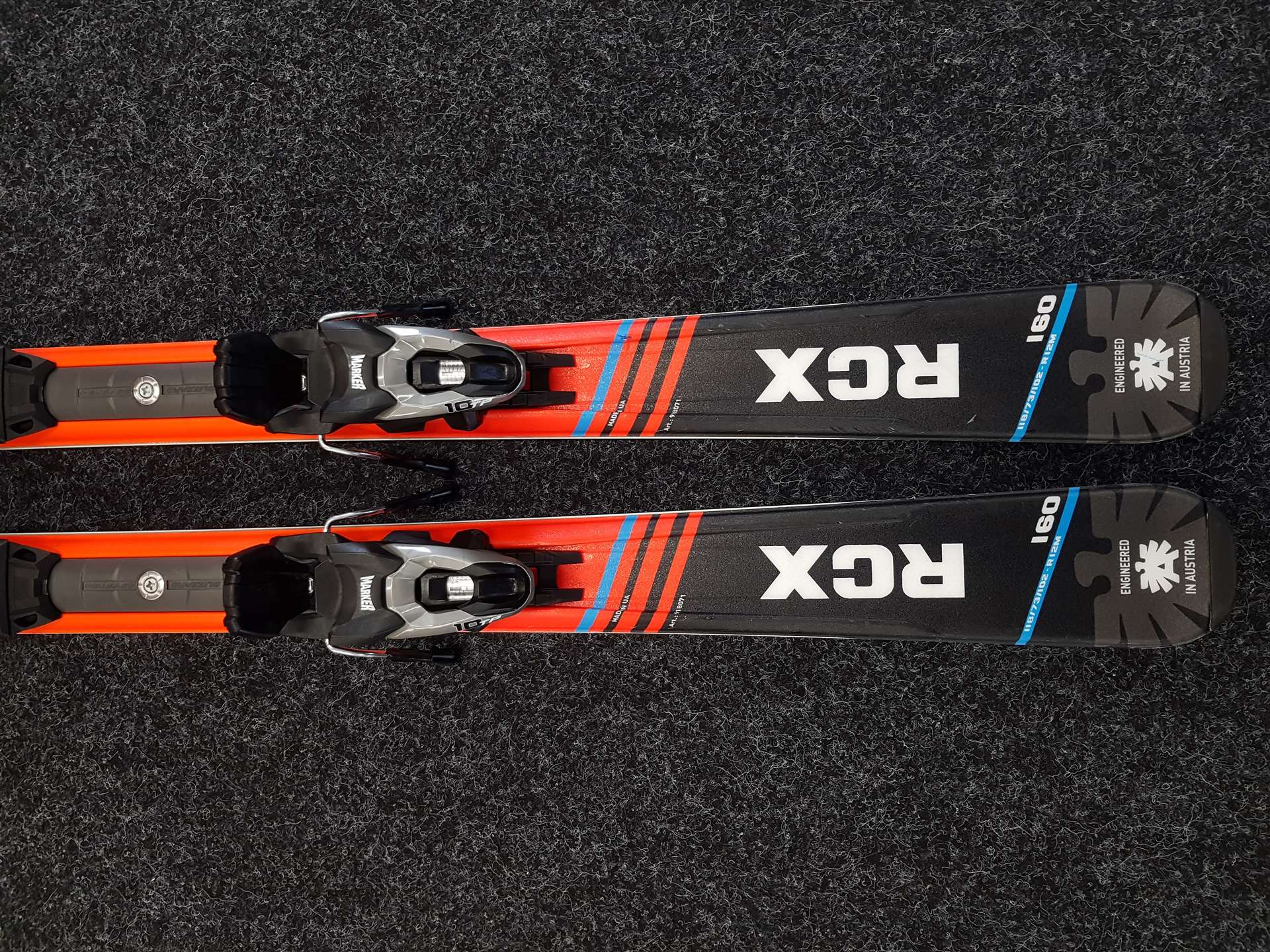 Skis BLIZZARD RCX d'occasion + fixations Marker10 TP
