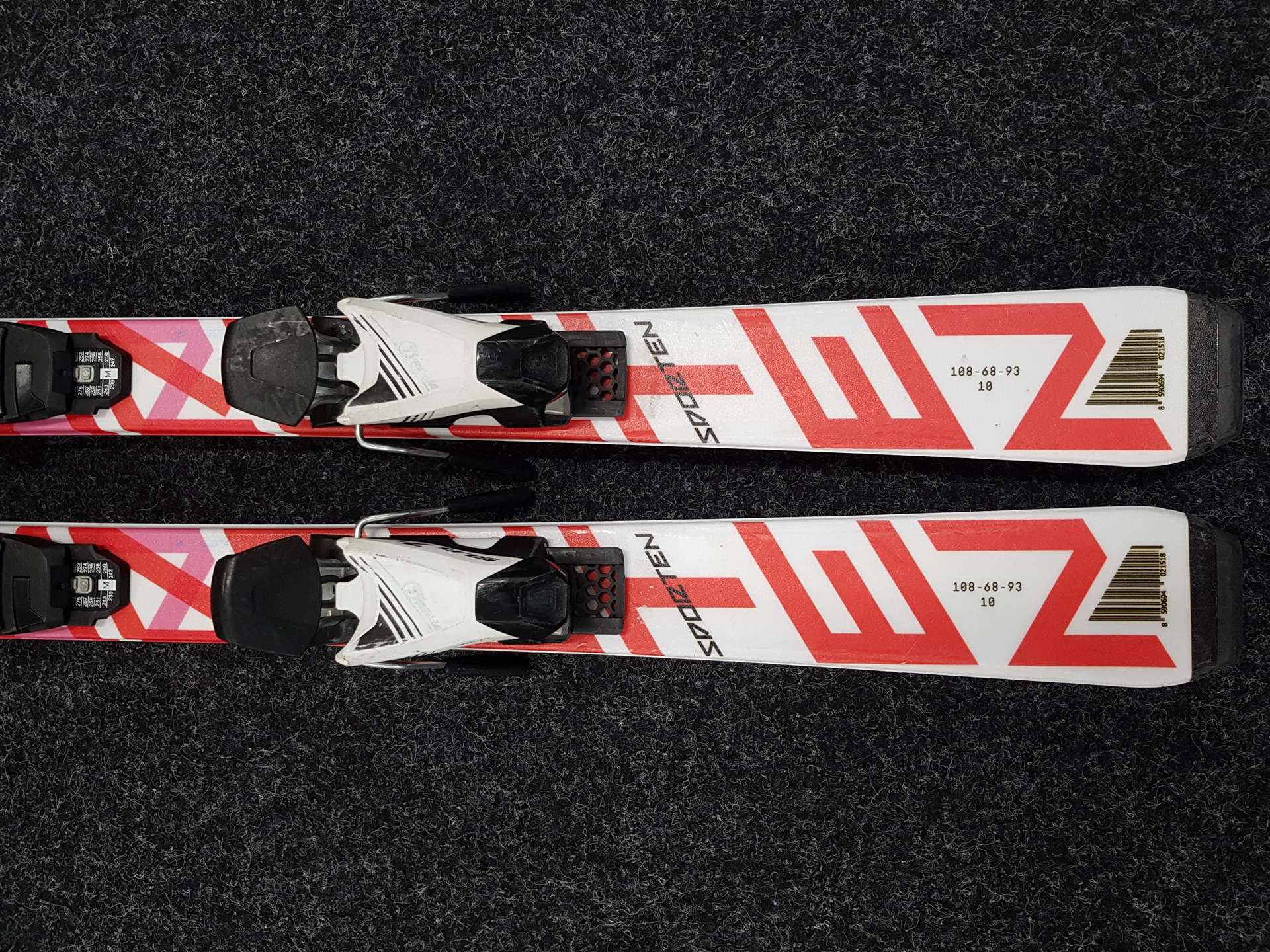 Schiuri pentru copii SPORTEN Street + legături Tyrolia SLR 7.5 folosite