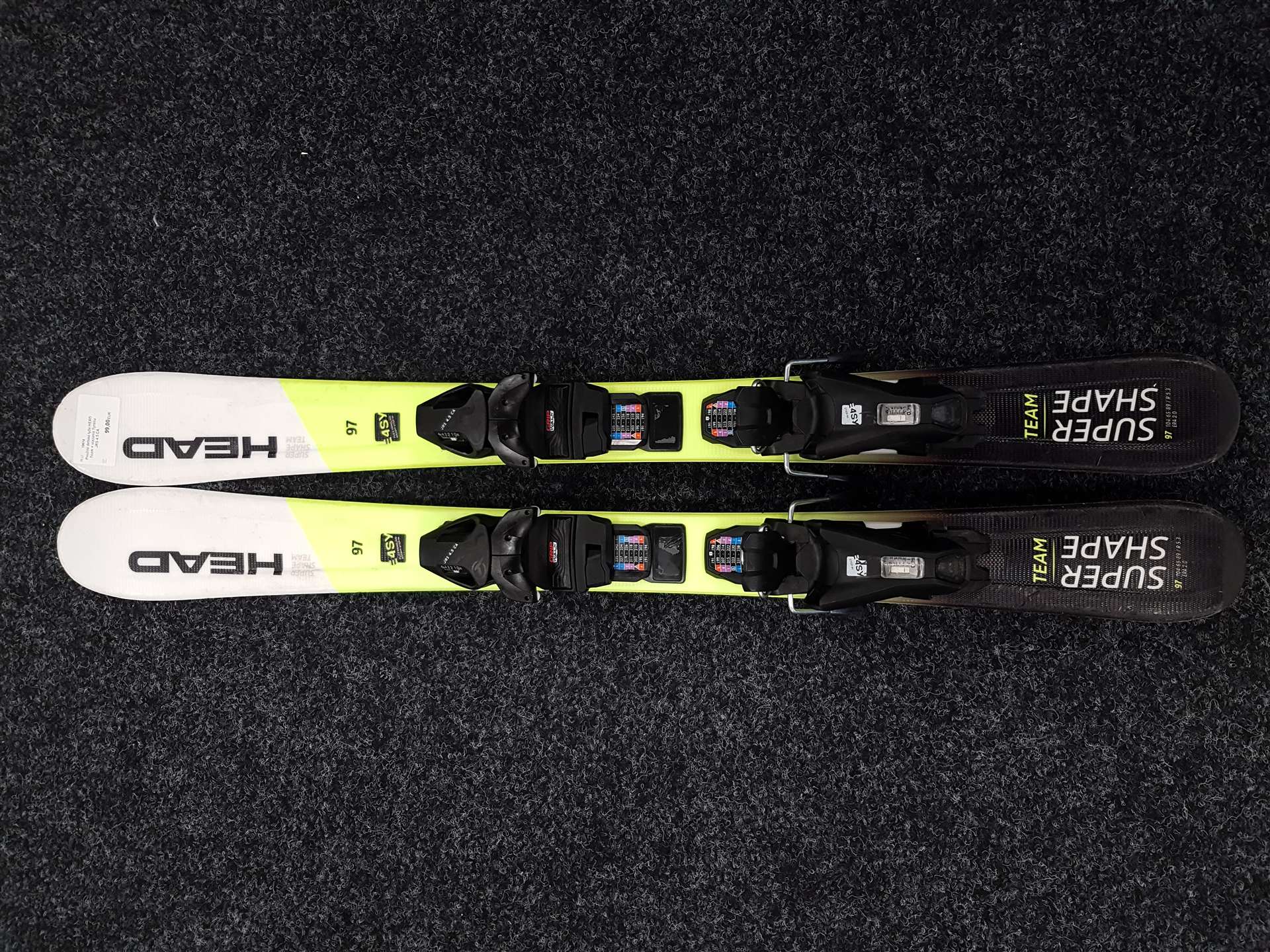 Gebrauchte HEAD Team Kinderski + Tyrolia JRS 4.5 CA Bindungen