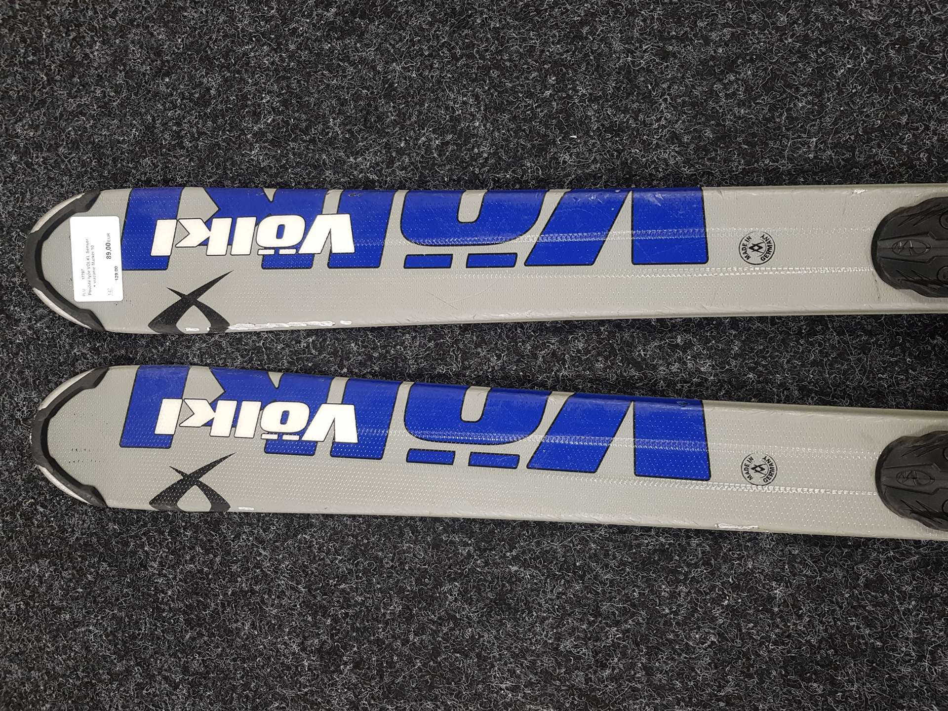 Używane narty VOLKL Sensor + wiązania Marker 10