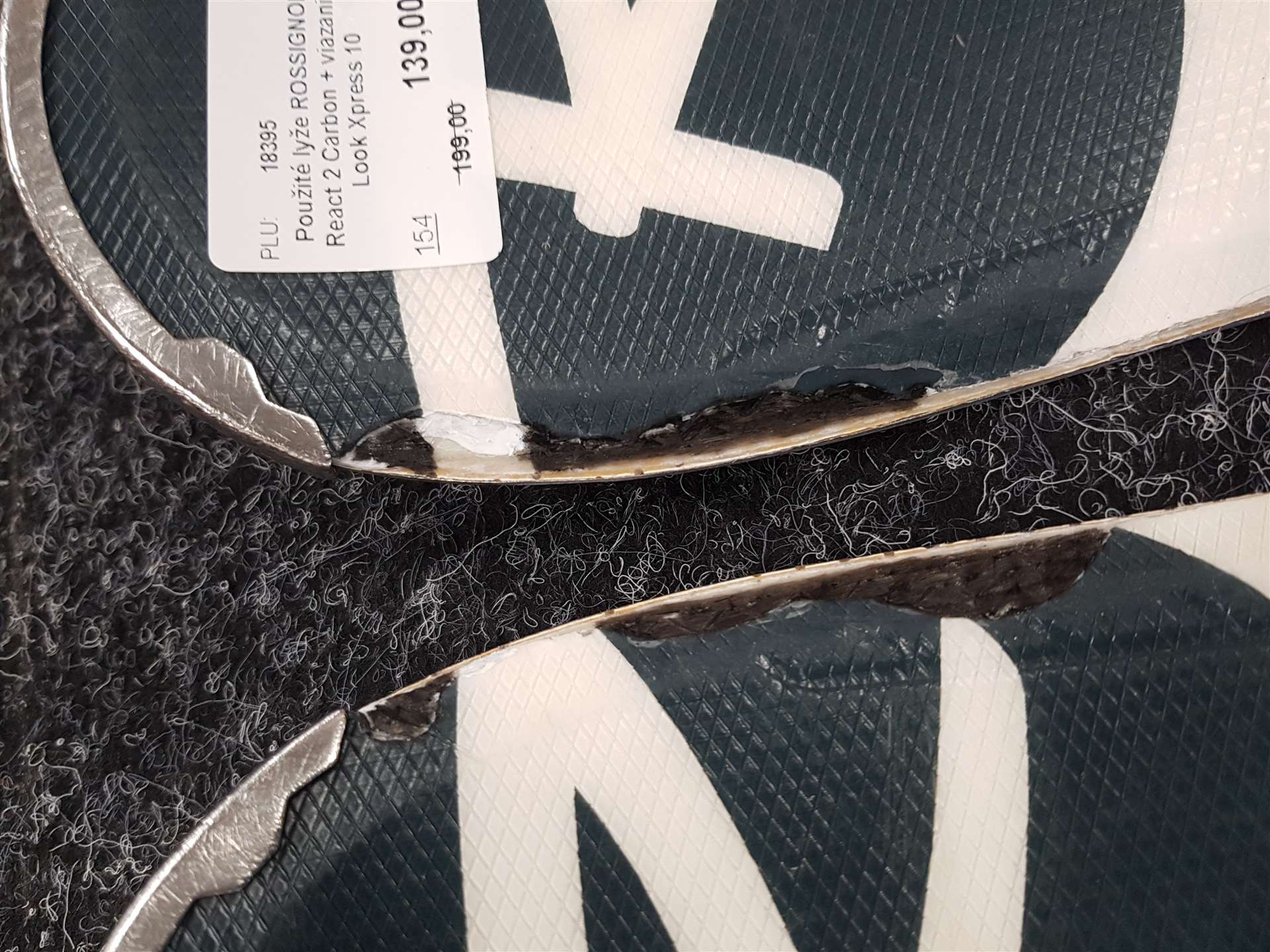 Sci usati ROSSIGNOL React 2 Carbon + attacchi Look Xpress 10