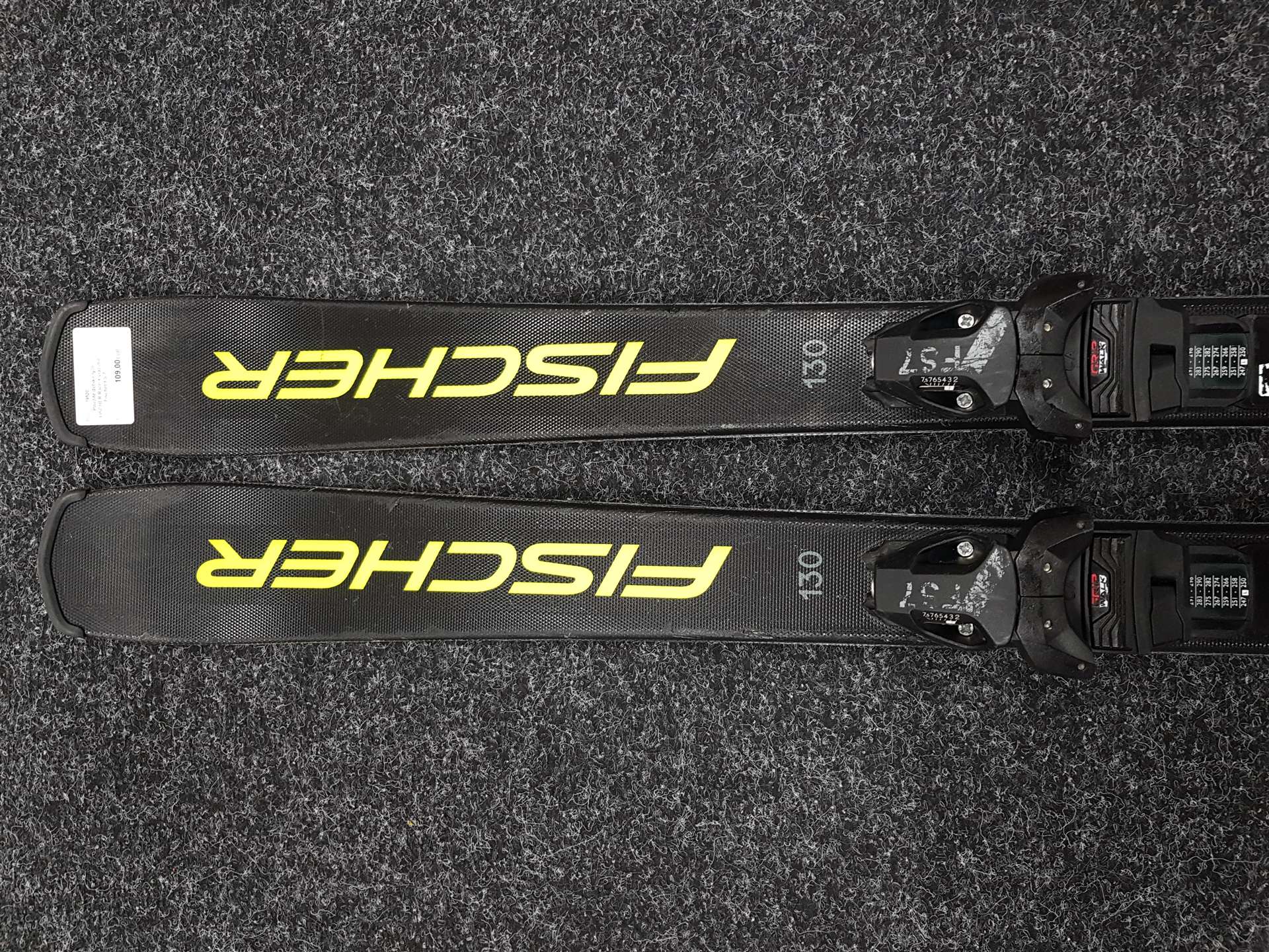 Použité dětské lyže FISCHER Race + vázání Fischer FS 7