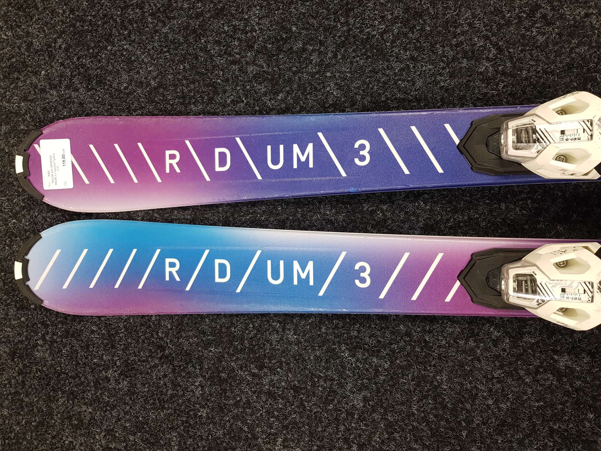 Sci usati SPORTEN RDUM 3 + attacchi Tyrolia 11.0