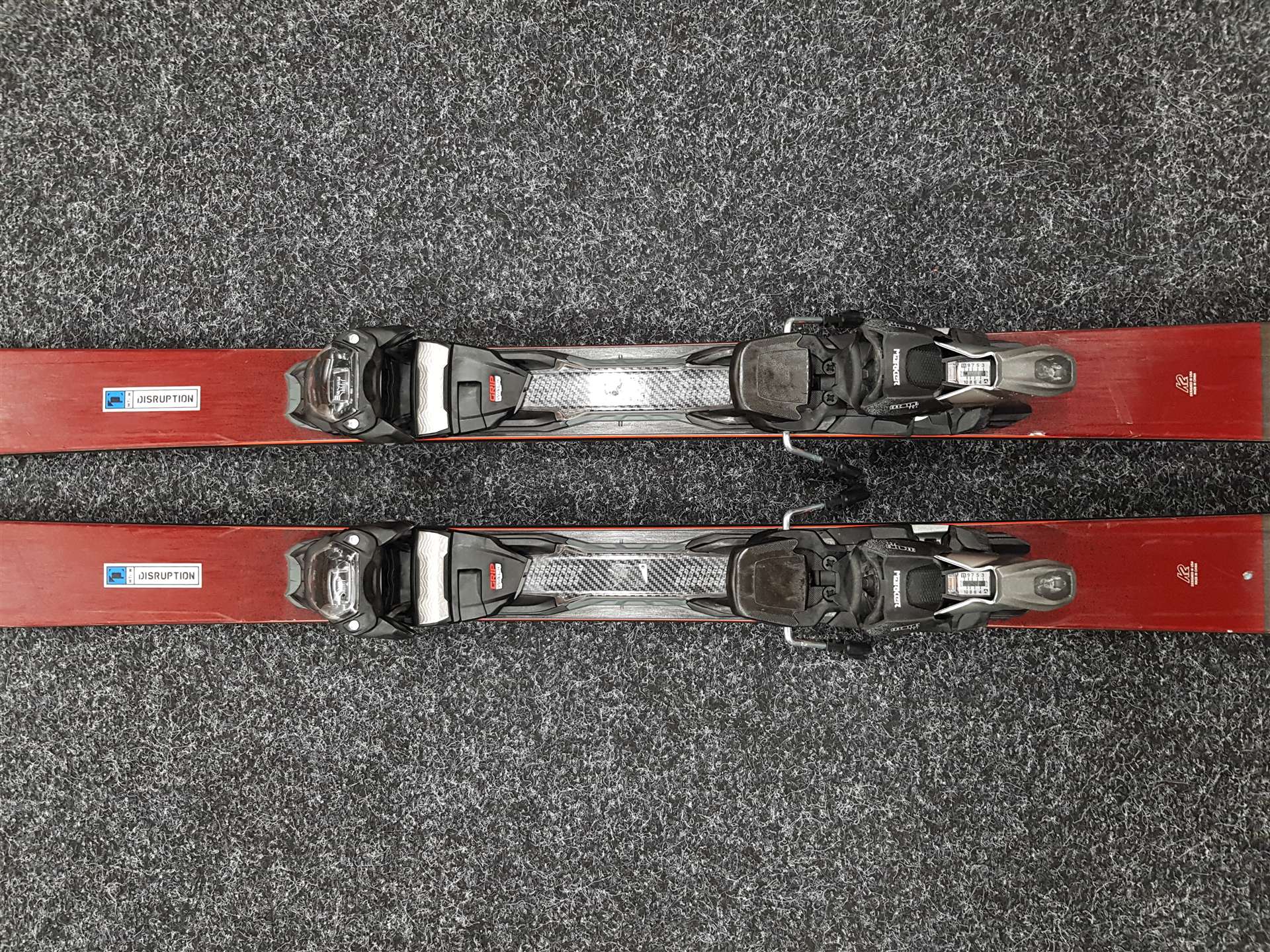 Skis K2 Disruption MTi W d'occasion + fixations Marker ERC 11.0 TCx