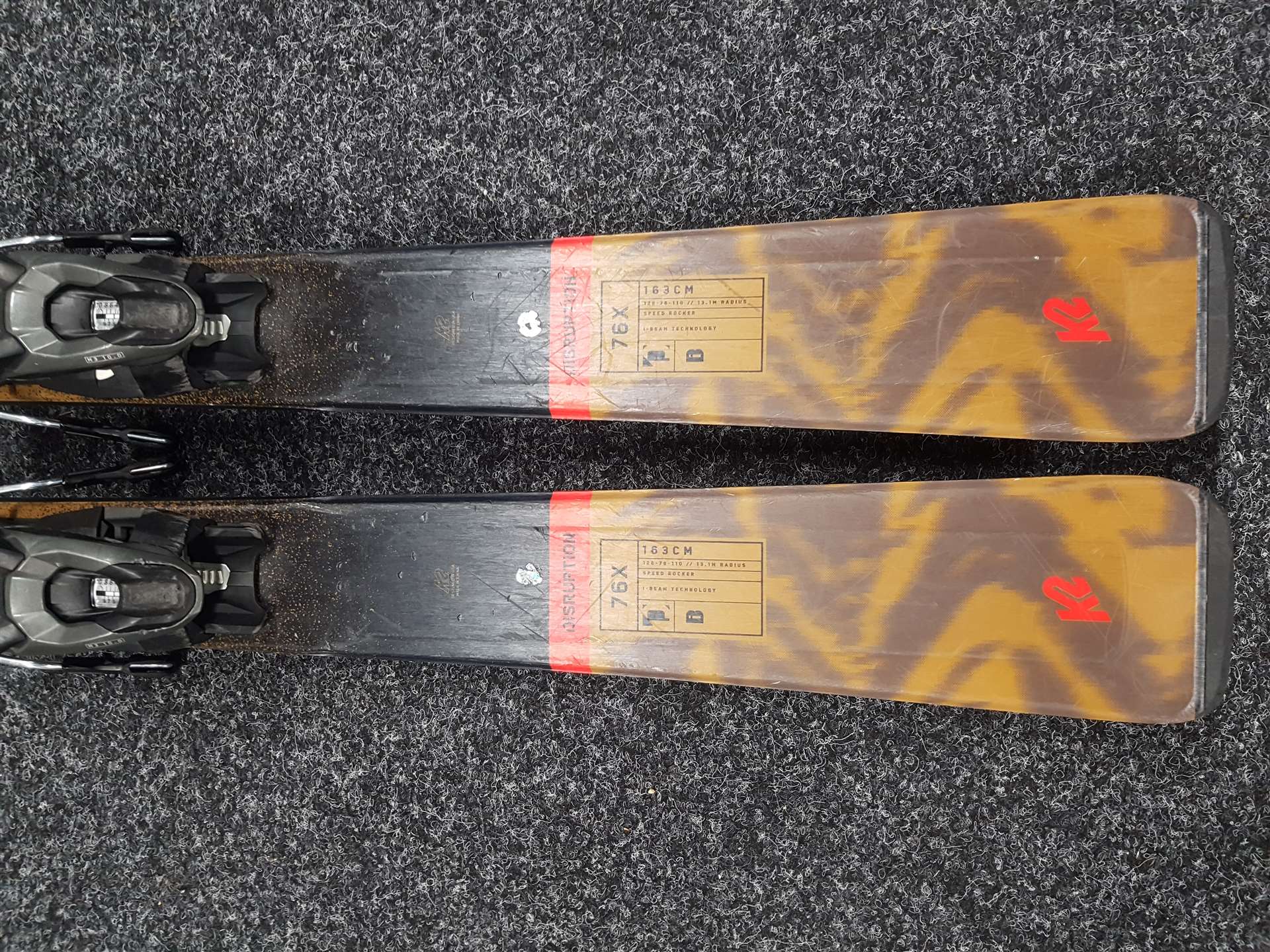 Použité lyže K2 DISRUPTION 76X