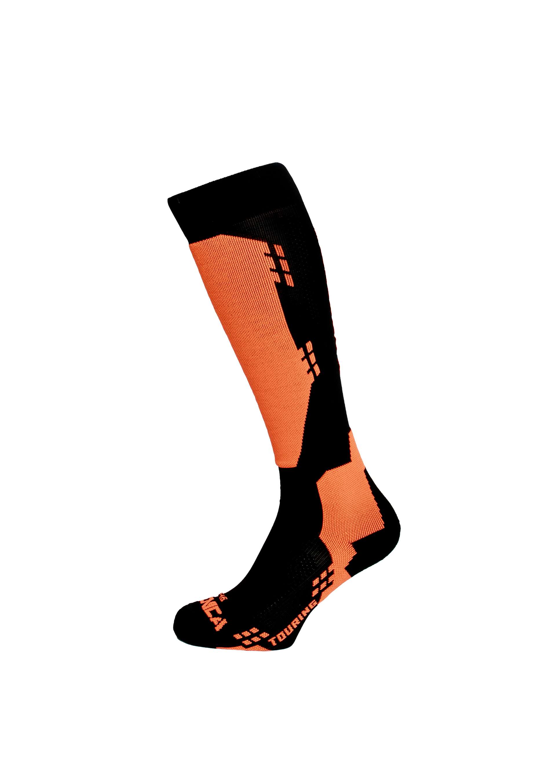 lyžiarske ponožky Tecnica touring black/orange