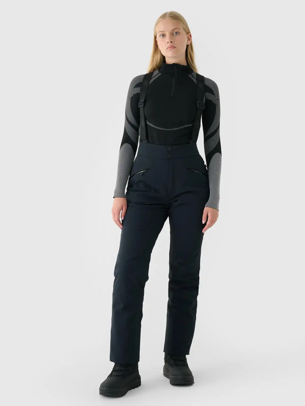 Dámské lyžařské kalhoty 4F F0997 DEEP BLACK