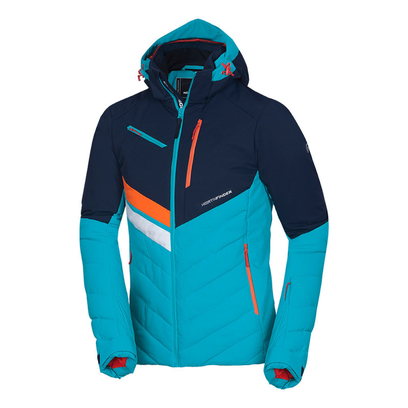 Pánska bunda ski-touring Northfinder BU-5141SNW387 modrá 