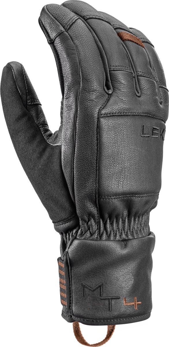 LEKI Montera Prime Handschuhe, schwarz-dunkelbraun