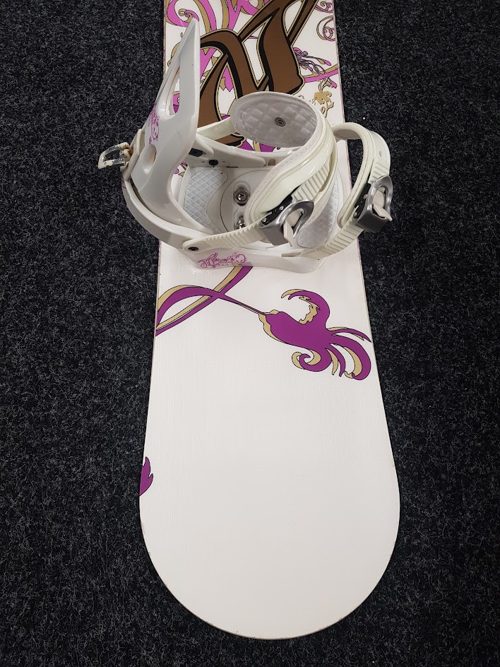 Snowboard Volkl Shiner d'occasion + fixations Volkl taille S/M