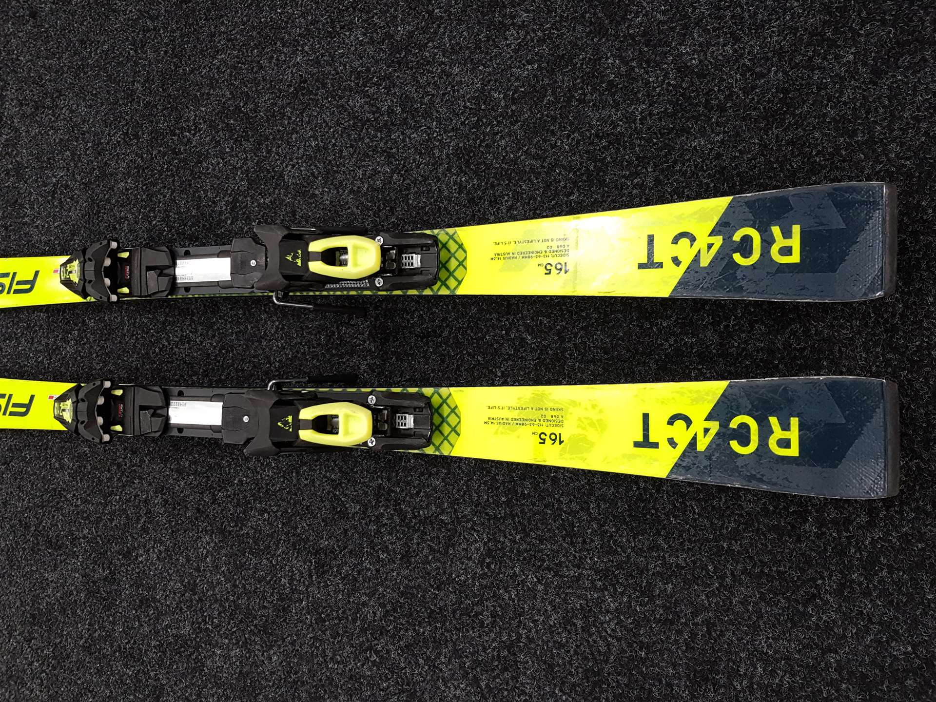 Skis FISCHER RC 4 CT d'occasion + fixations Fischer Z13