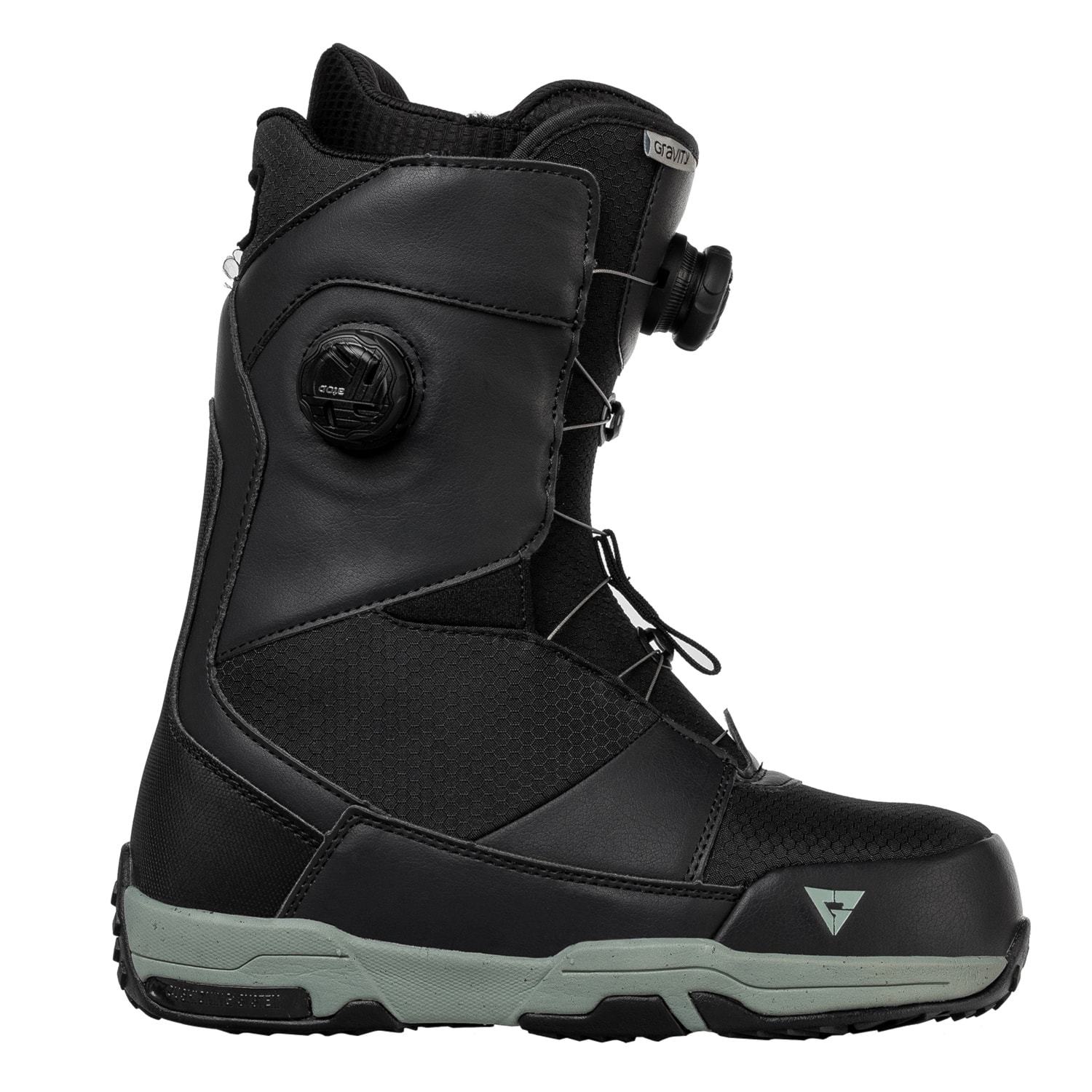 Chaussures de snowboard Gravity MANUAL Dual Atop Noir/Sage