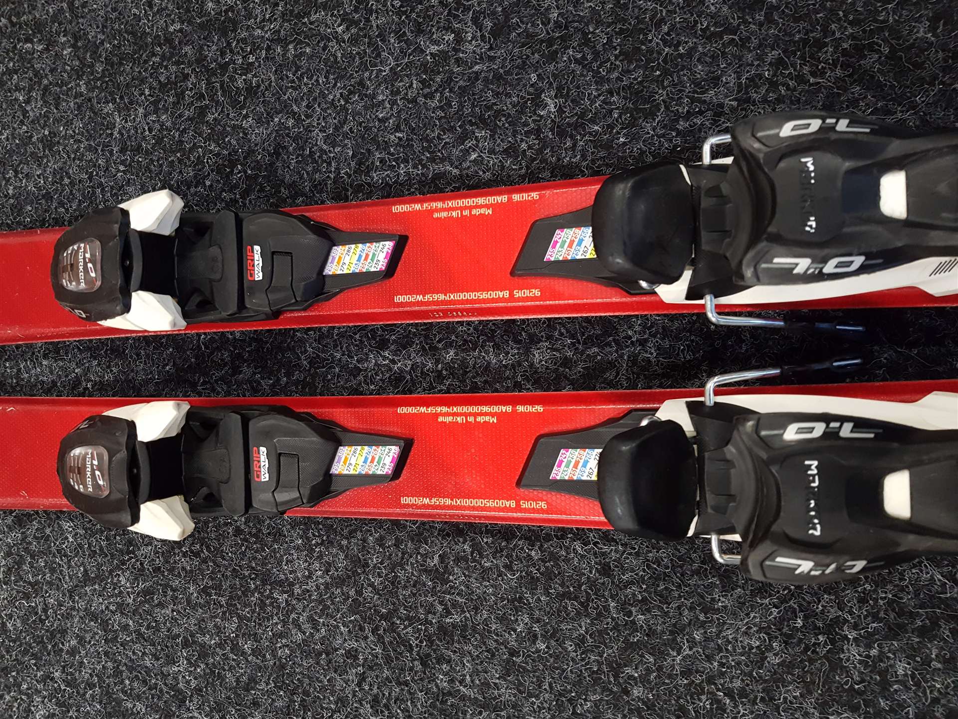 Použité lyže BLIZZARD Brahma JR + viazanie Marker 7.0