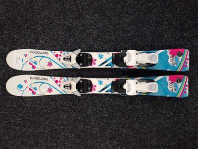 Sci usati per bambini TECNOPRO SWEETY + attacchi Tecnopro TC 45