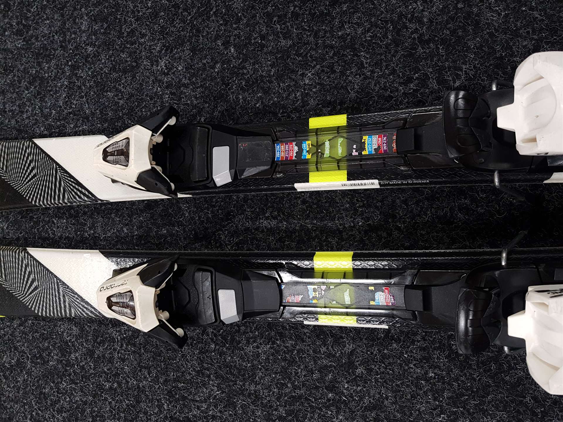 Gebrauchte Kinderski TECNOPRO Team 66 + Bindungen Tecnopro TC 4.5