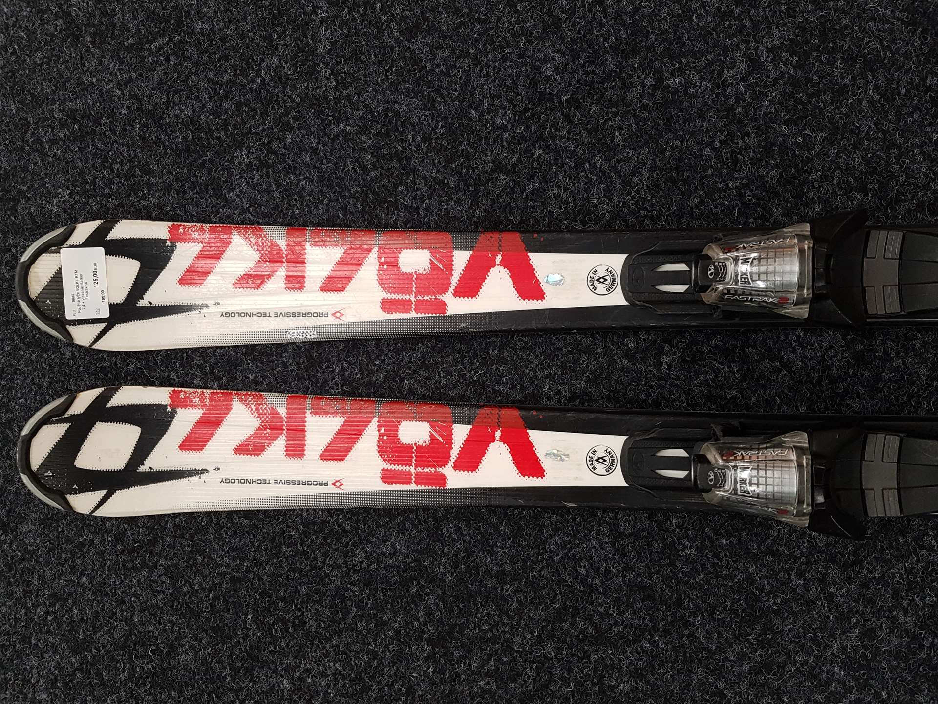 Schiuri VOLKL RTM 7.4 folosite + legături Marker Fastrak 10