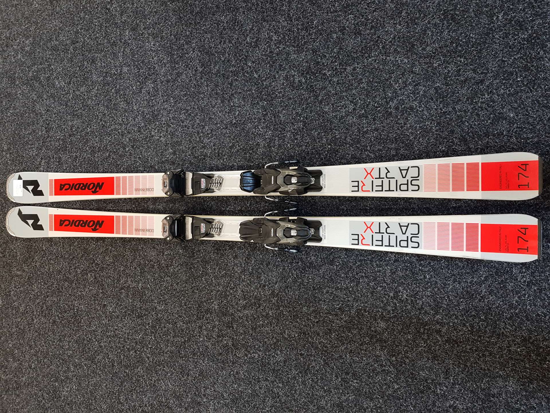 Skis d'occasion NORDICA Spitfire Ca RTX Dobermann + fixations Marker TP2 10
