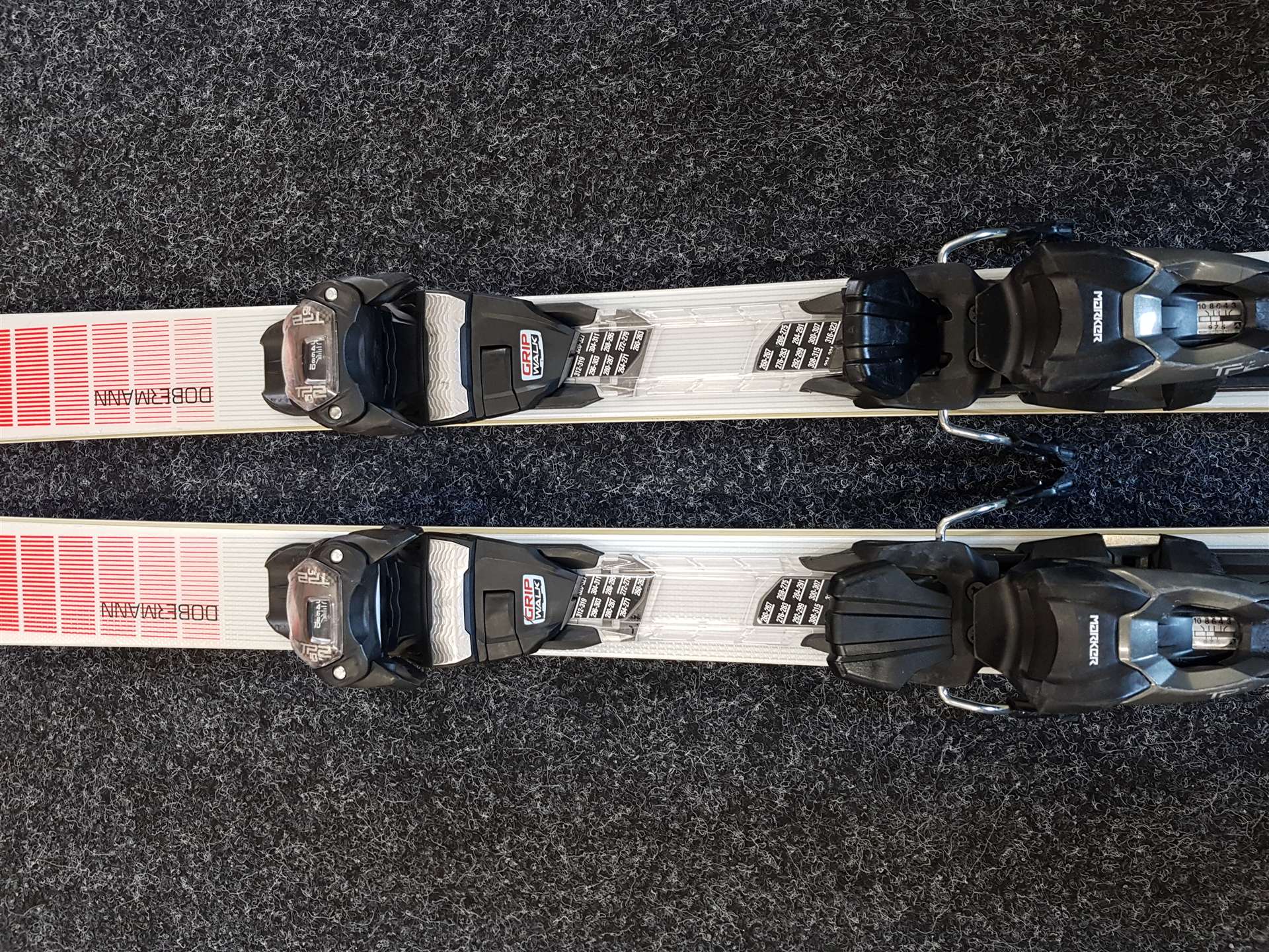 Skis d'occasion NORDICA Spitfire Ca RTX Dobermann + fixations Marker TP2 10
