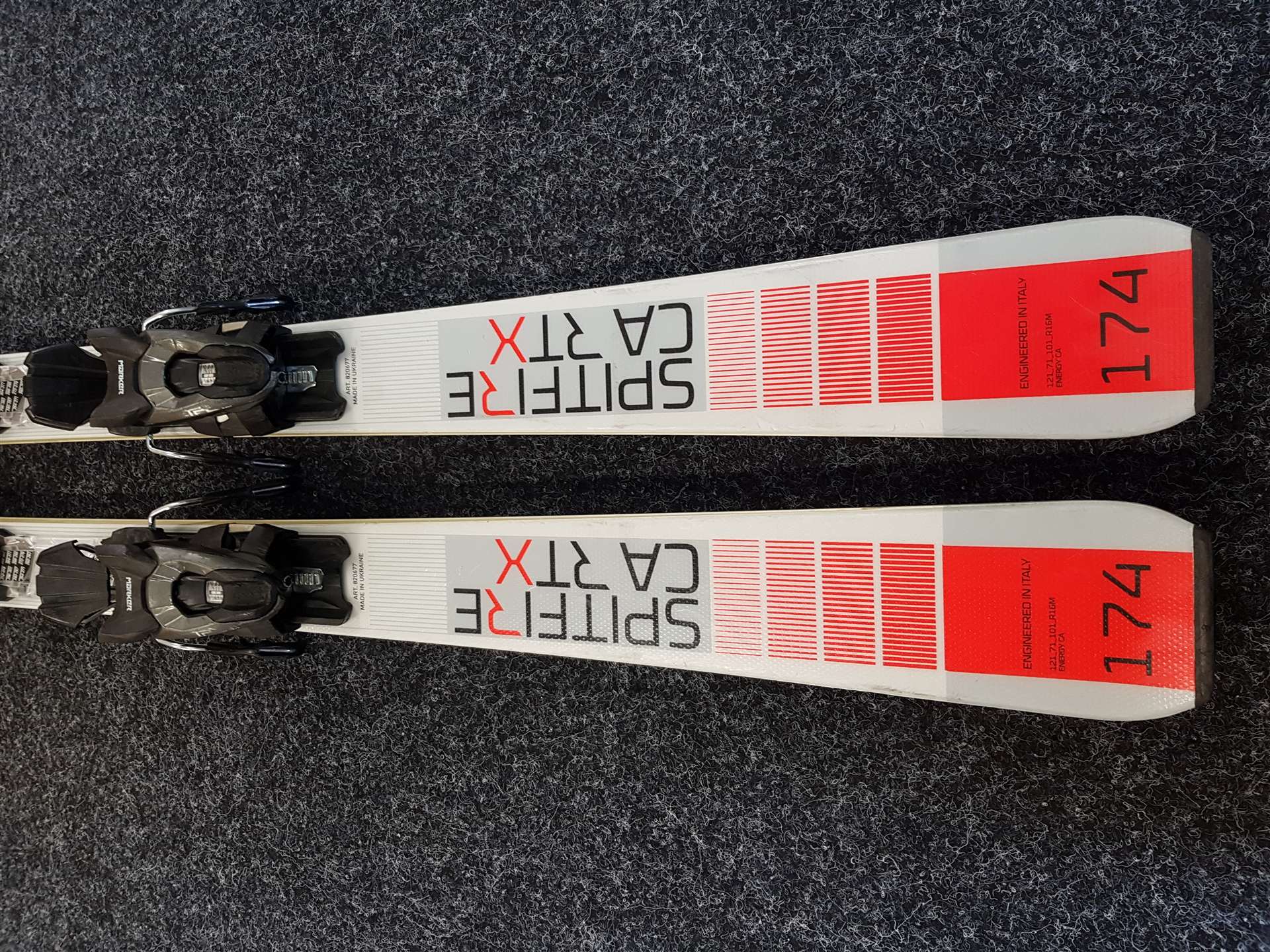 Skis d'occasion NORDICA Spitfire Ca RTX Dobermann + fixations Marker TP2 10