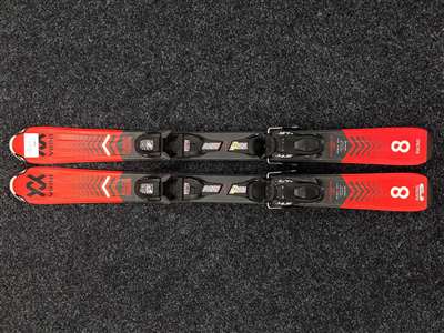 Esquís infantiles usados VOLKL Racetiger JR + fijaciones Marker 4.5