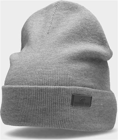 Şapcă de iarnă 4F CAD003 Melanj gri deschis rece