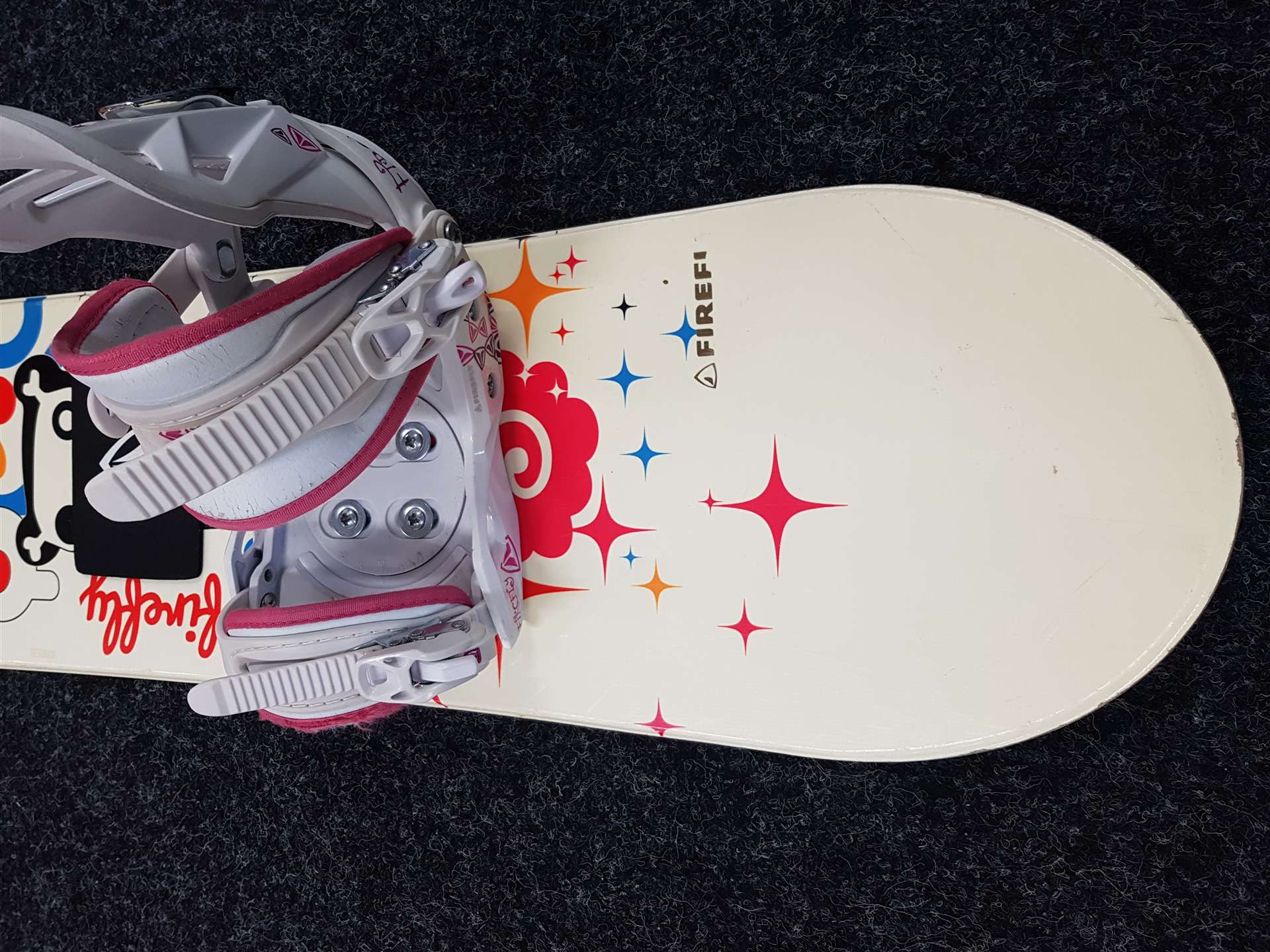 Snowboard FIREFLY folosit + legături Firefly mărimea S