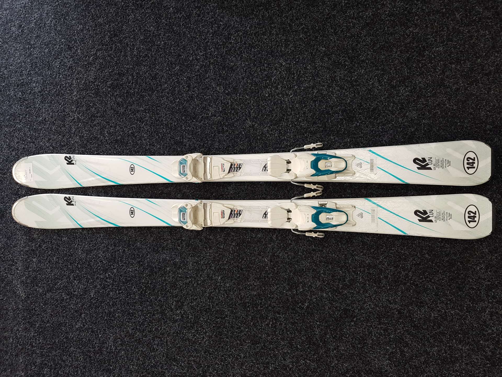 Rabljene smuči K2 Luv RX + vezi Marker 10