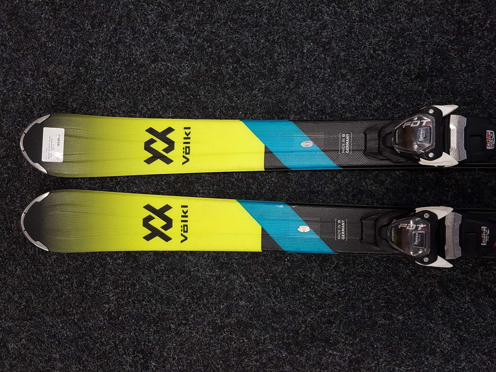 Używane narty VOLKL Deacon Prime + wiązania Marker FDT 10