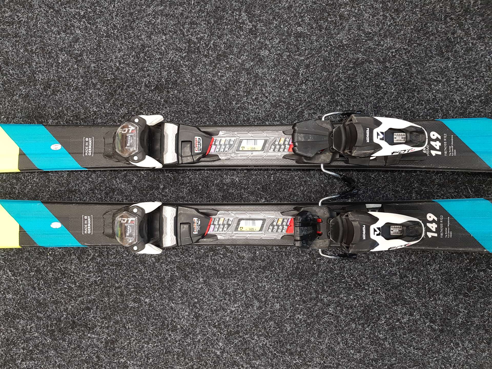 Używane narty VOLKL Deacon Prime + wiązania Marker FDT 10