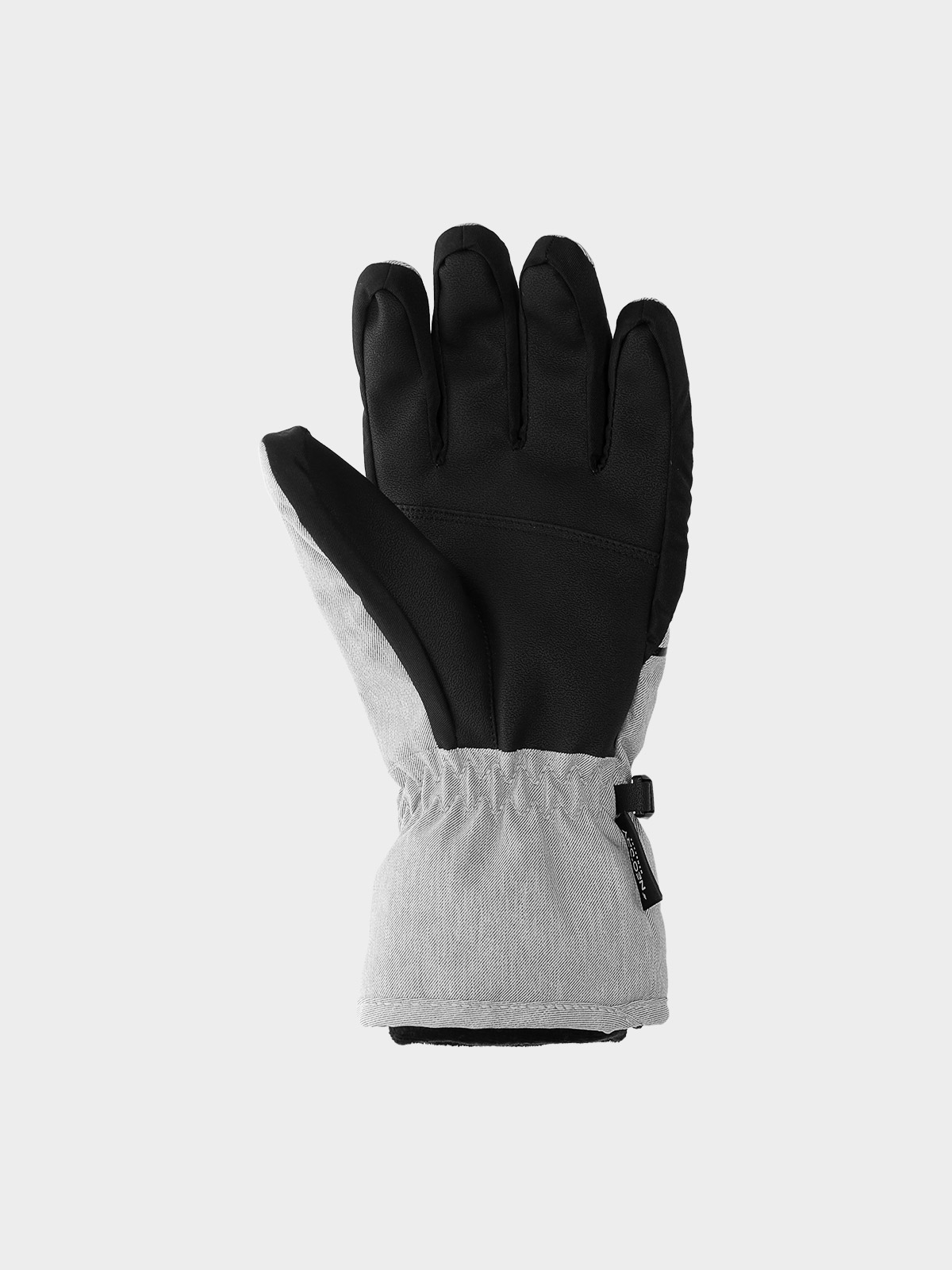 Lyžiarske rukavice 4F RED002 grey melange