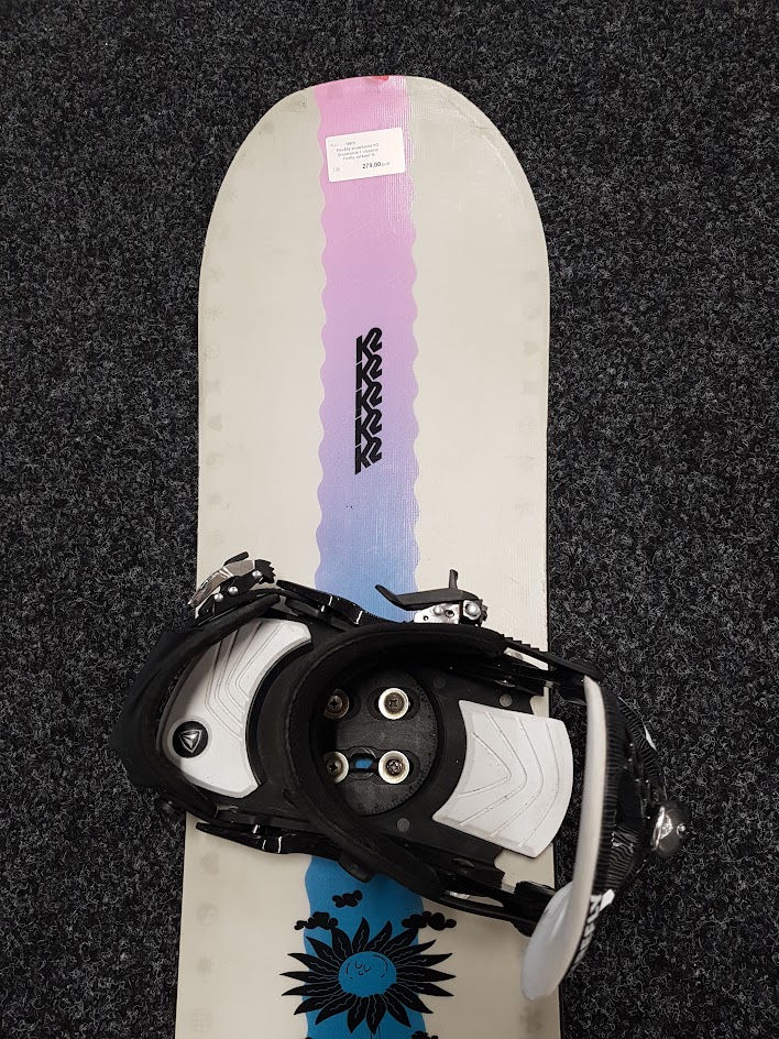 Gebrauchtes K2 Dreamsicle Snowboard + Firefly Bindungen Größe M