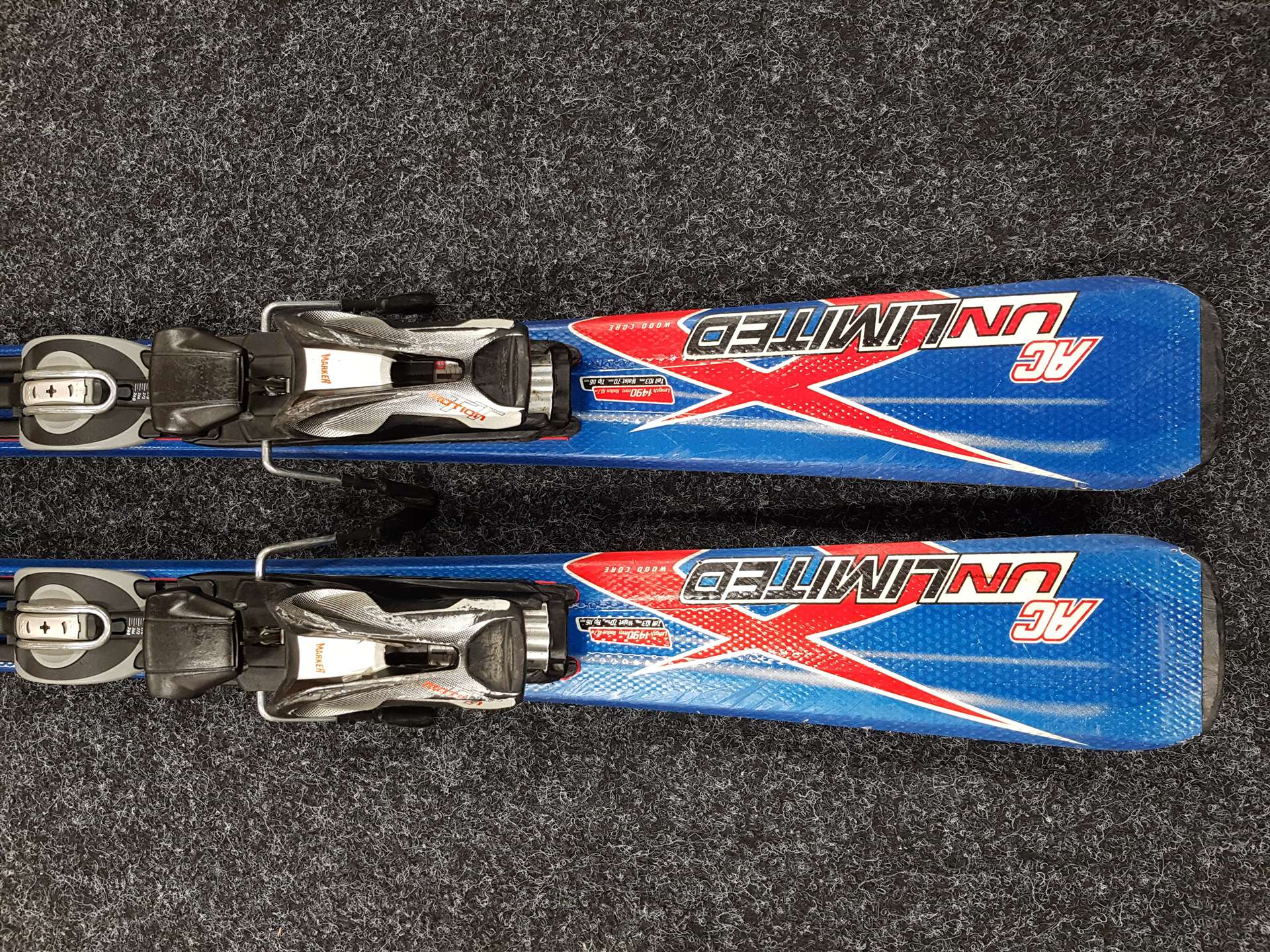 Sci usati VOLKL Unlimited AC + attacchi Marker Motion 10