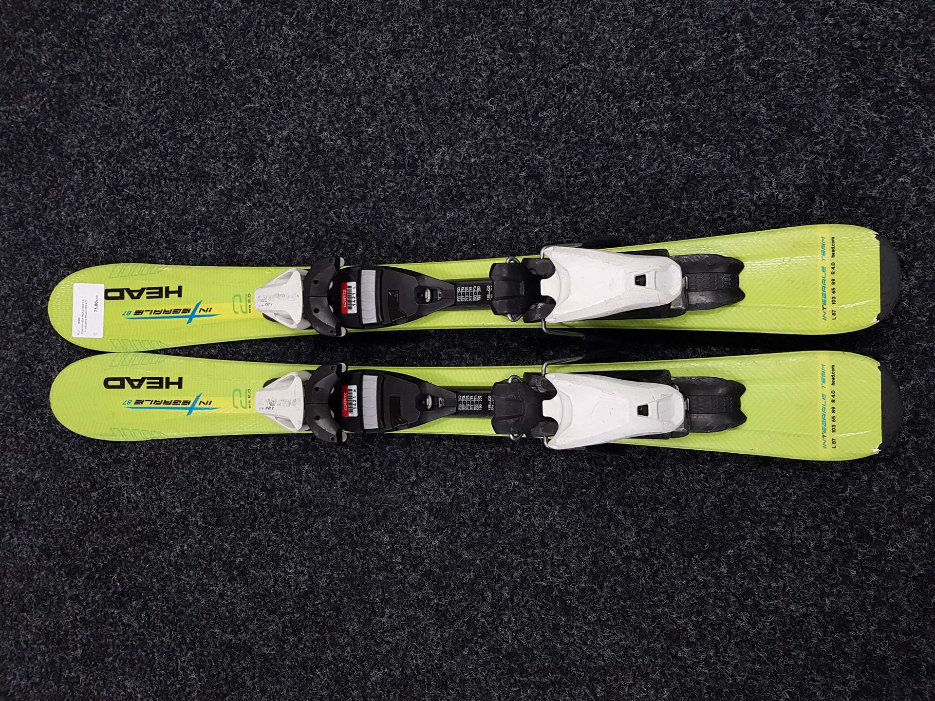 Použité lyže HEAD Era 2,0  + viazanie Head LRX 4,5