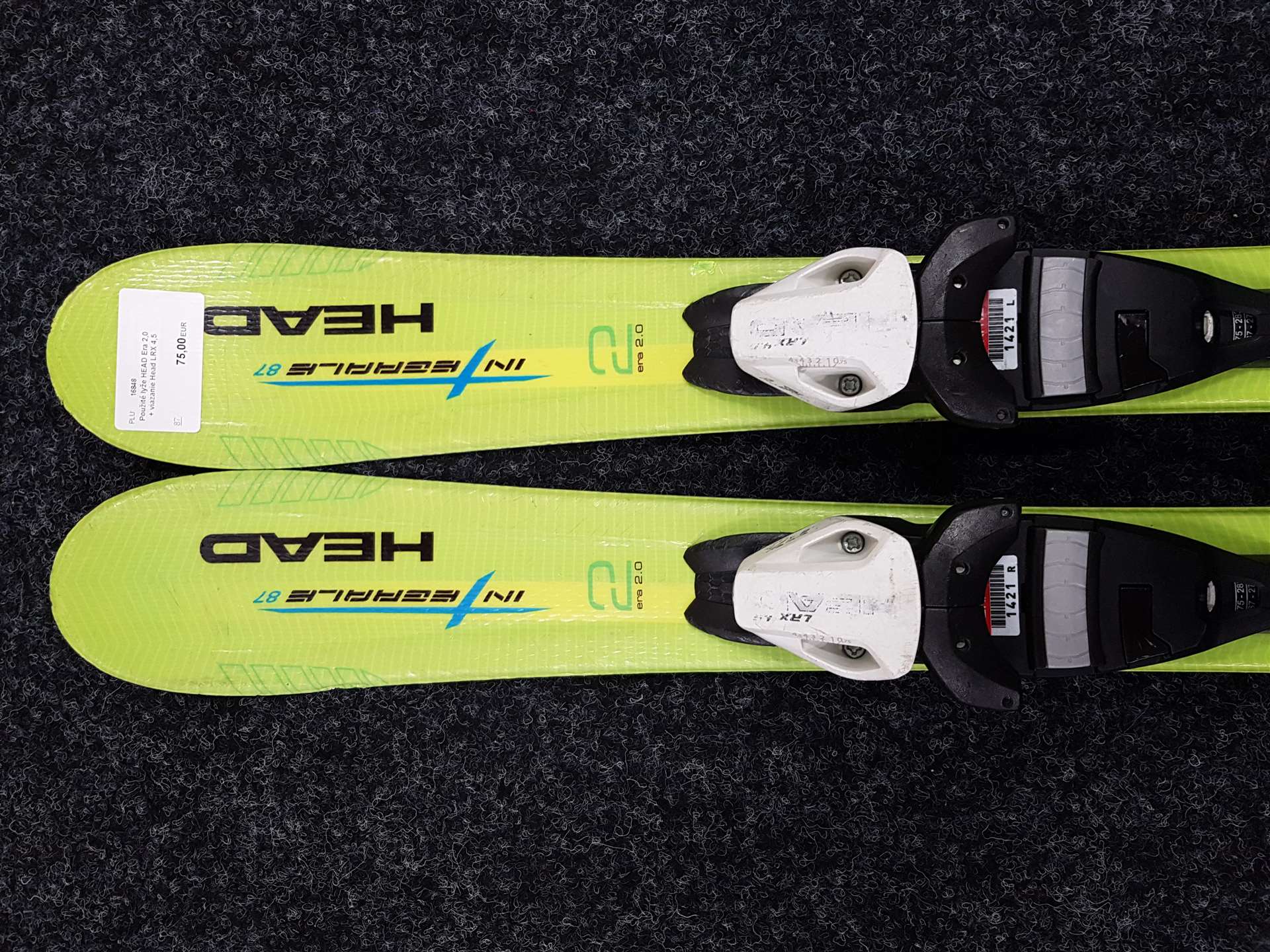 Použité lyže HEAD Era 2,0  + viazanie Head LRX 4,5