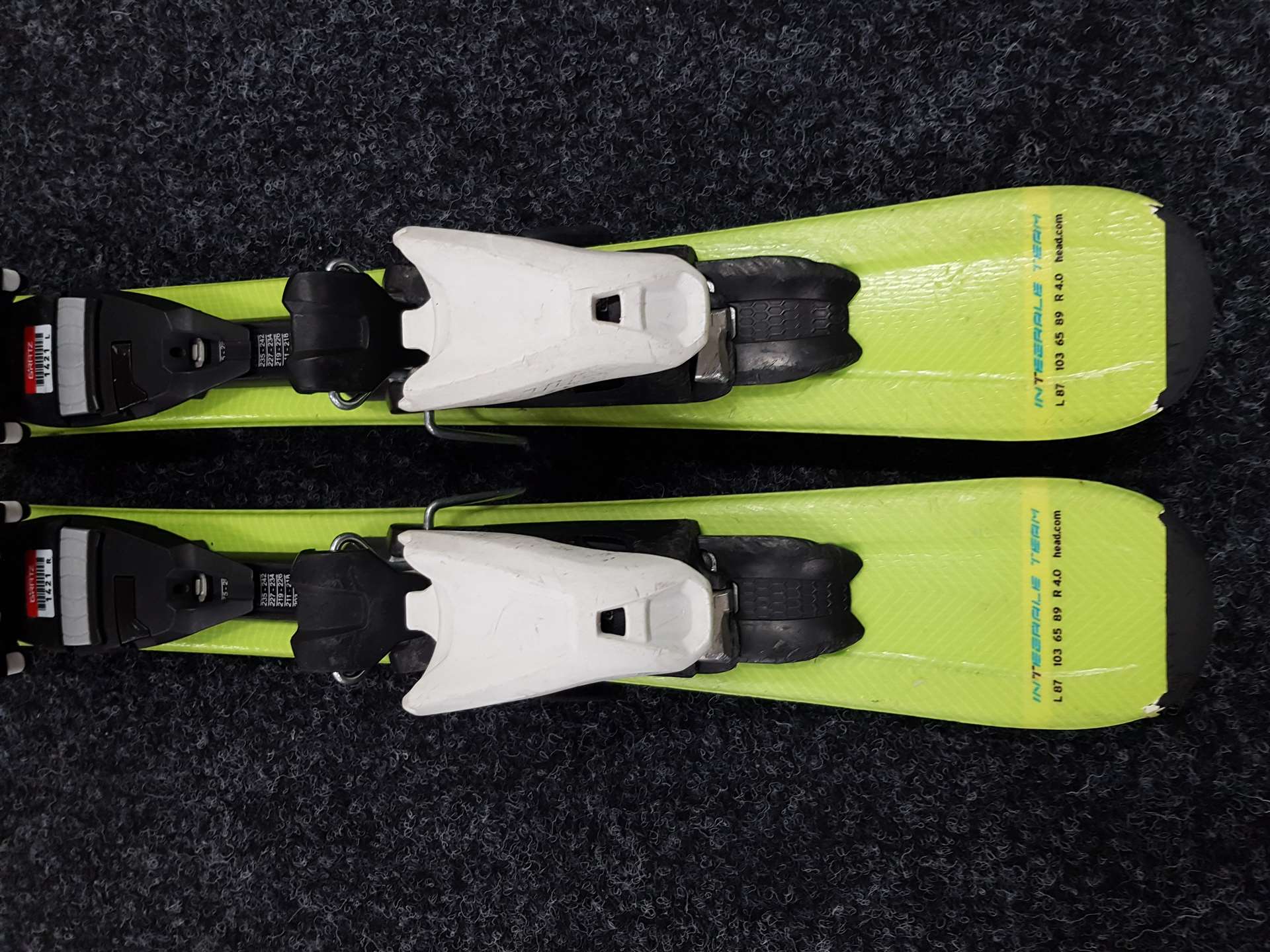 Použité lyže HEAD Era 2,0  + viazanie Head LRX 4,5