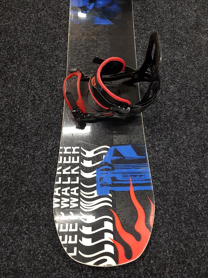 Używana deska snowboardowa SALOMON Sleep Walker + wiązania Salomon rozmiar M