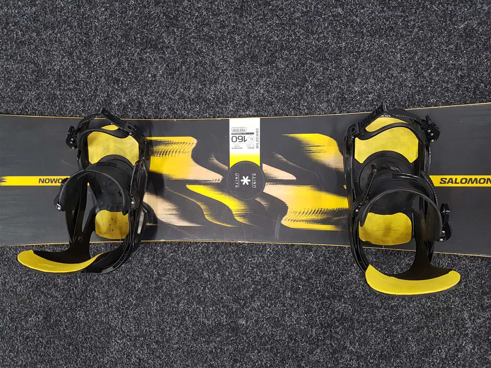Snowboard Salomon Wildcard usato + attacchi Salomon taglia L/XL