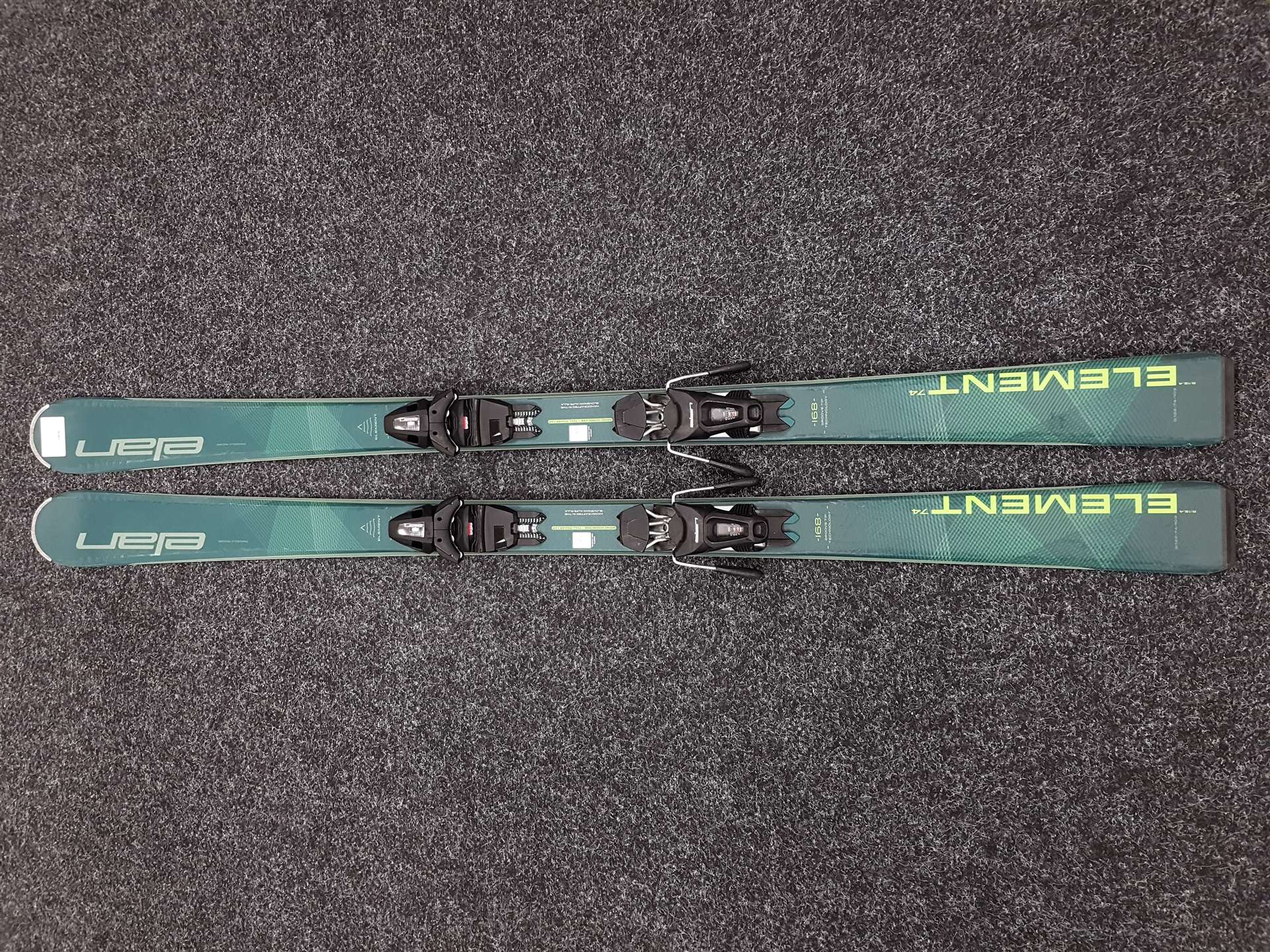 Gebrauchte Ski ELAN Element 74 + Bindungen Elan EL 10
