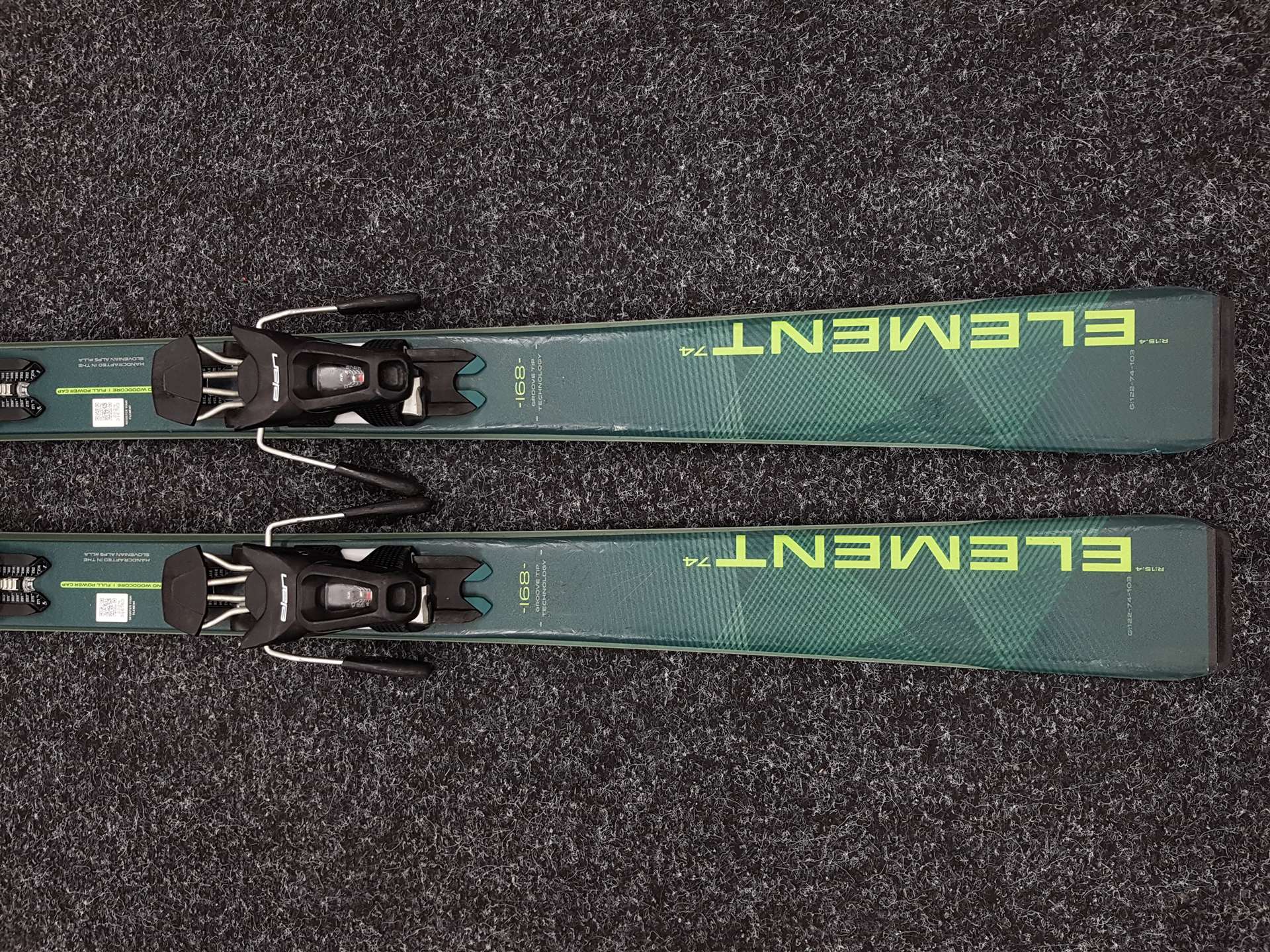 Gebrauchte Ski ELAN Element 74 + Bindungen Elan EL 10