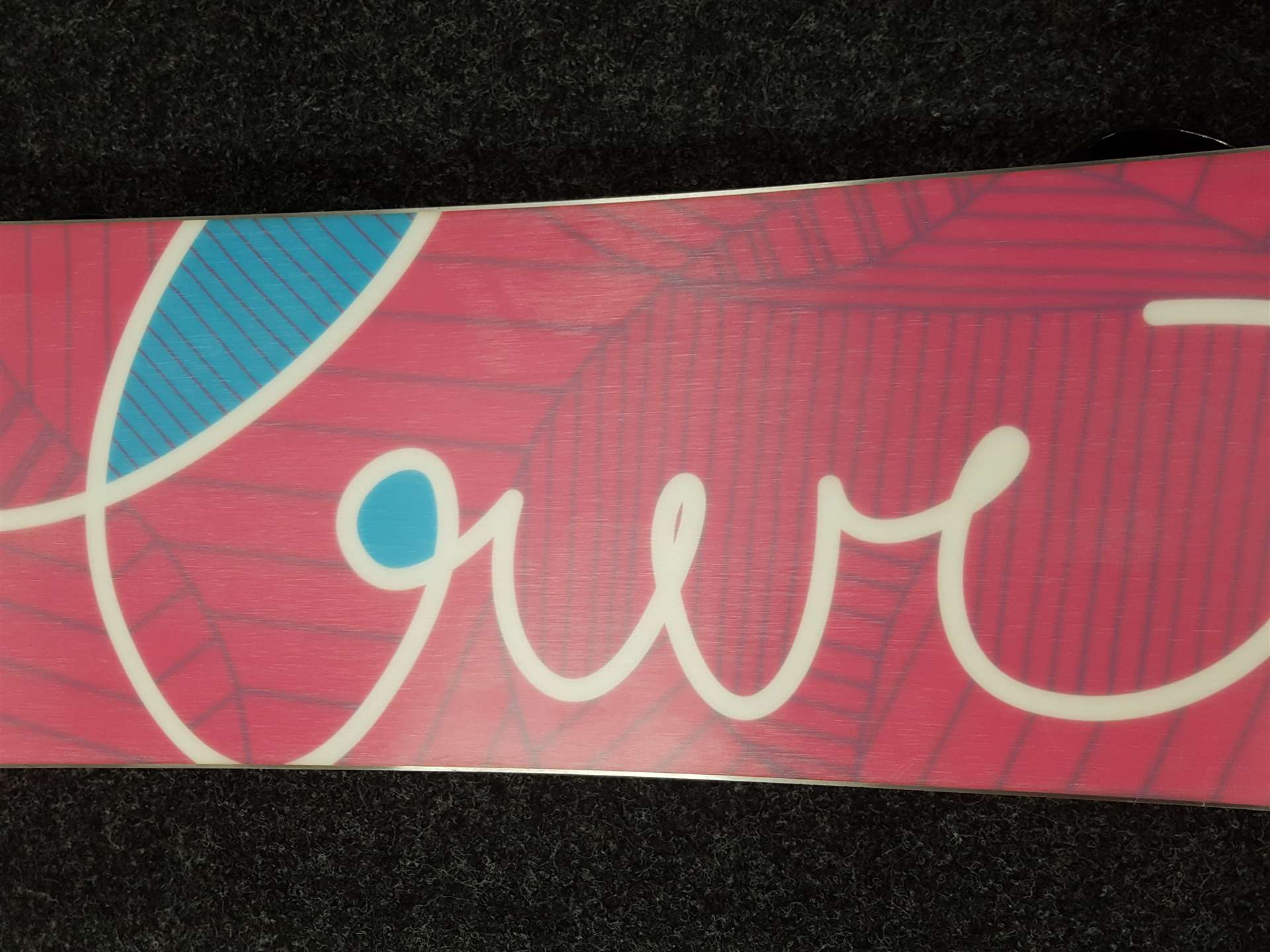 Snowboard BURTON Lux d'occasion + fixations Burton, taille S/M