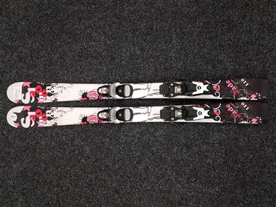 Używane narty dziecięce SALOMON Jade + wiązania Rossignol Comp J 4.5