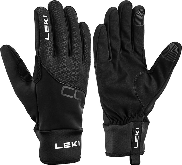 Lyžiarske rukavice Leki CC Thermo, black