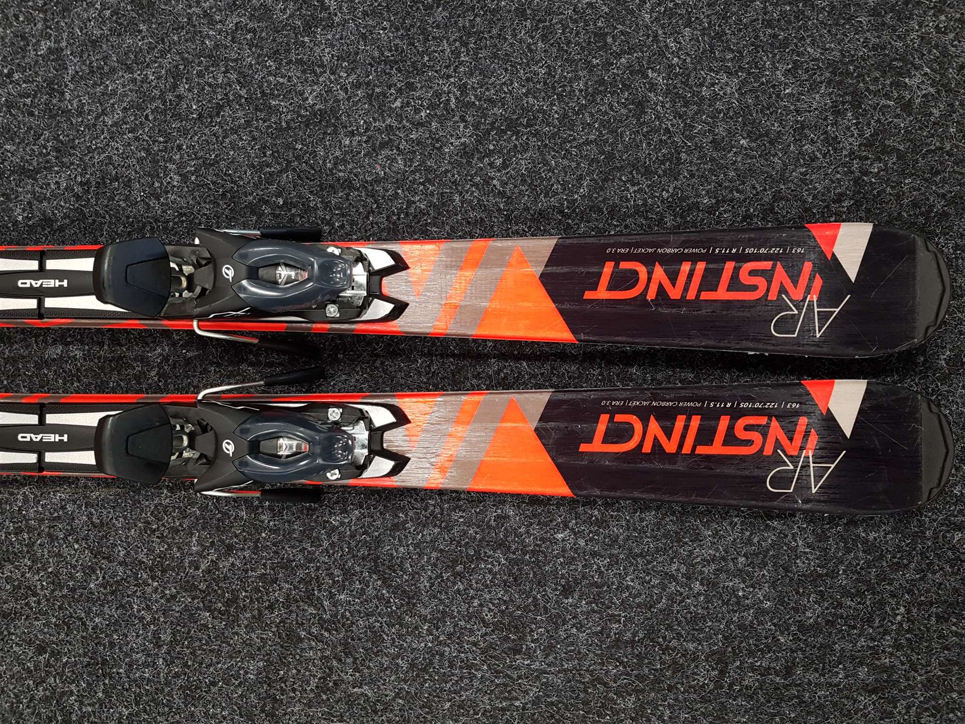 Skis HEAD AR Instinct d'occasion + fixations Tyrolia SX 10