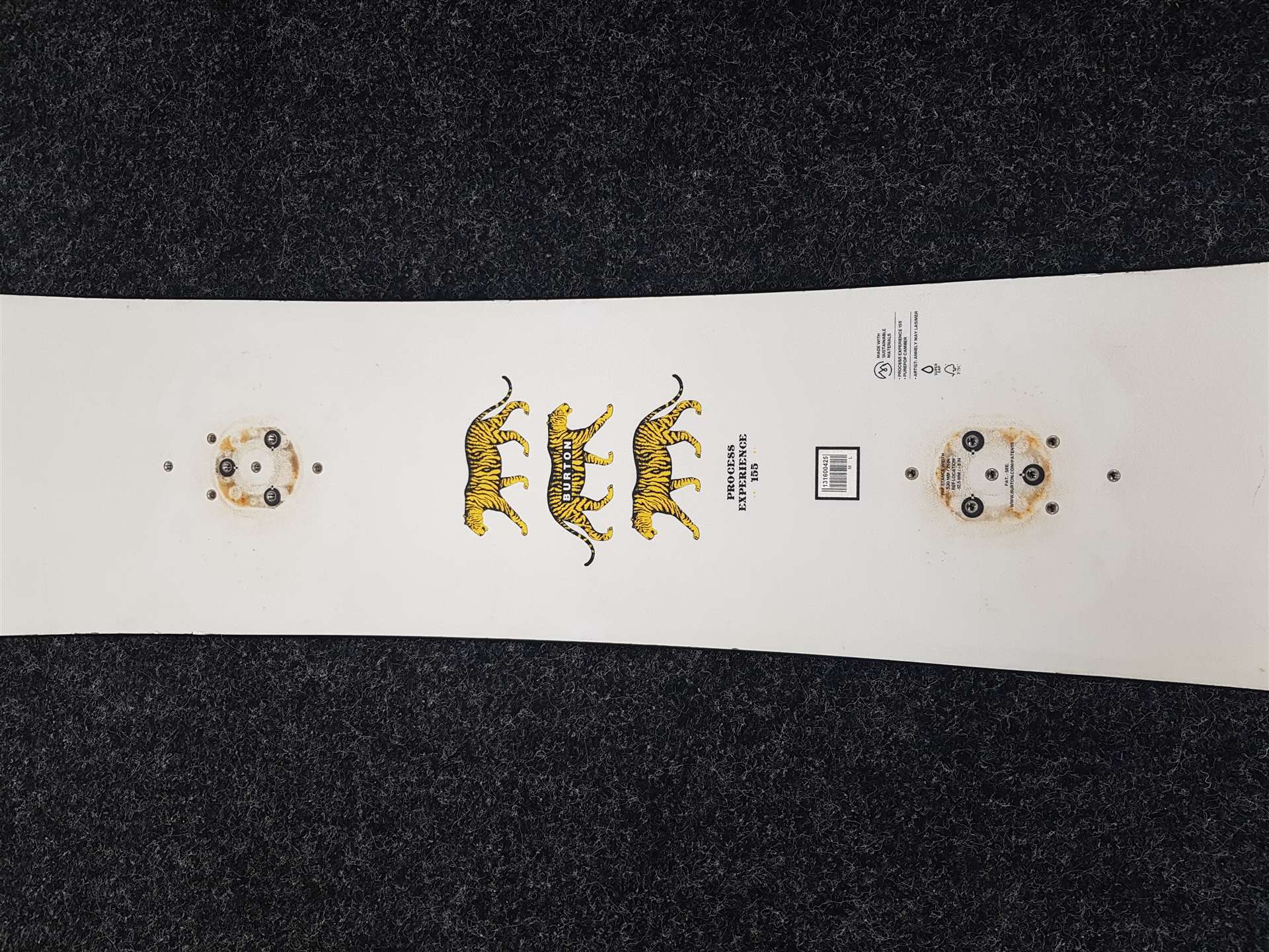 Tabla de snowboard usada BURTON Process Experience 155